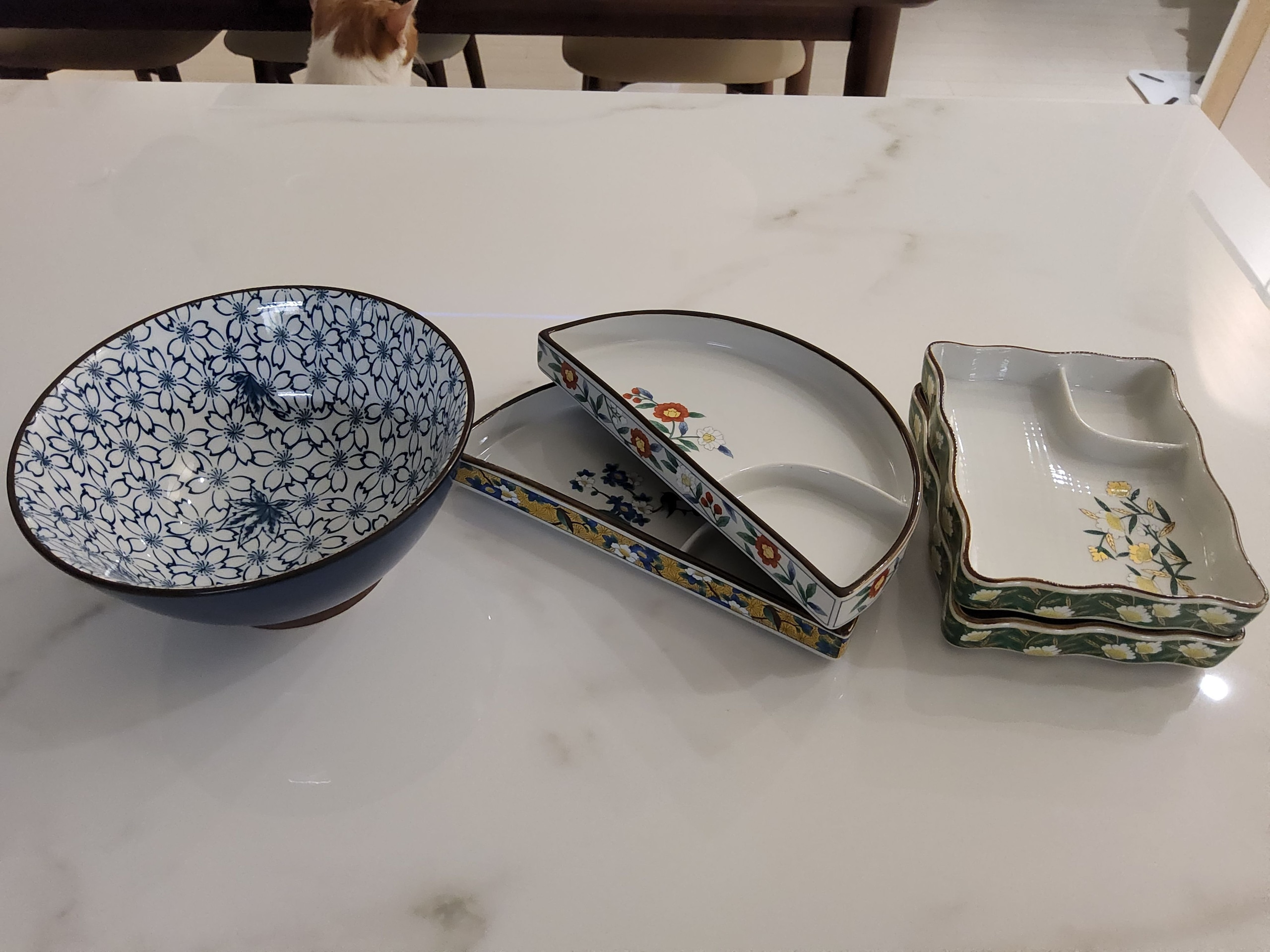 Semi-Circle Divided Sushi Plate Set (2-Piece) user photo