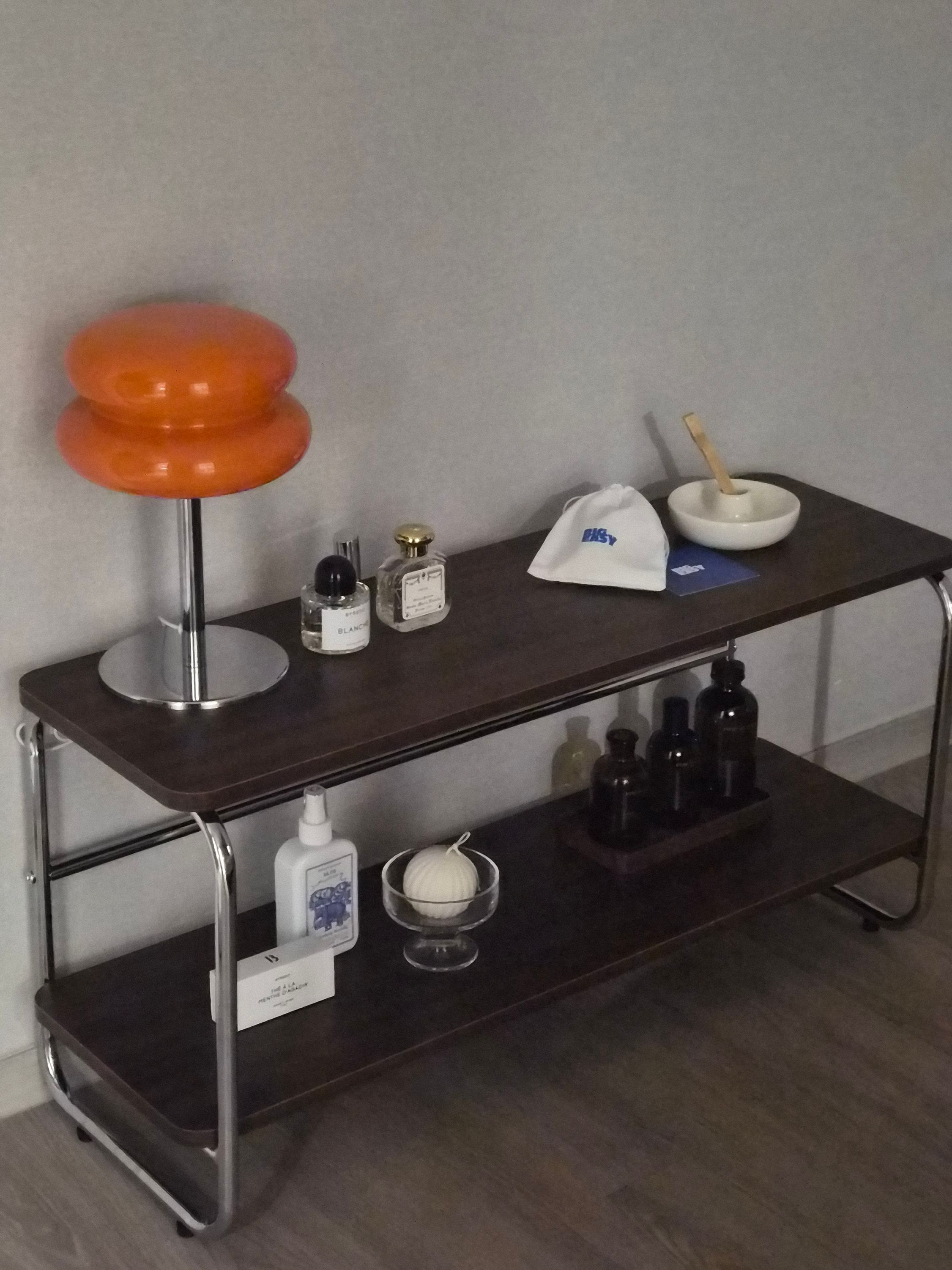 Mid-Century Wood & Chrome Shelf user photo