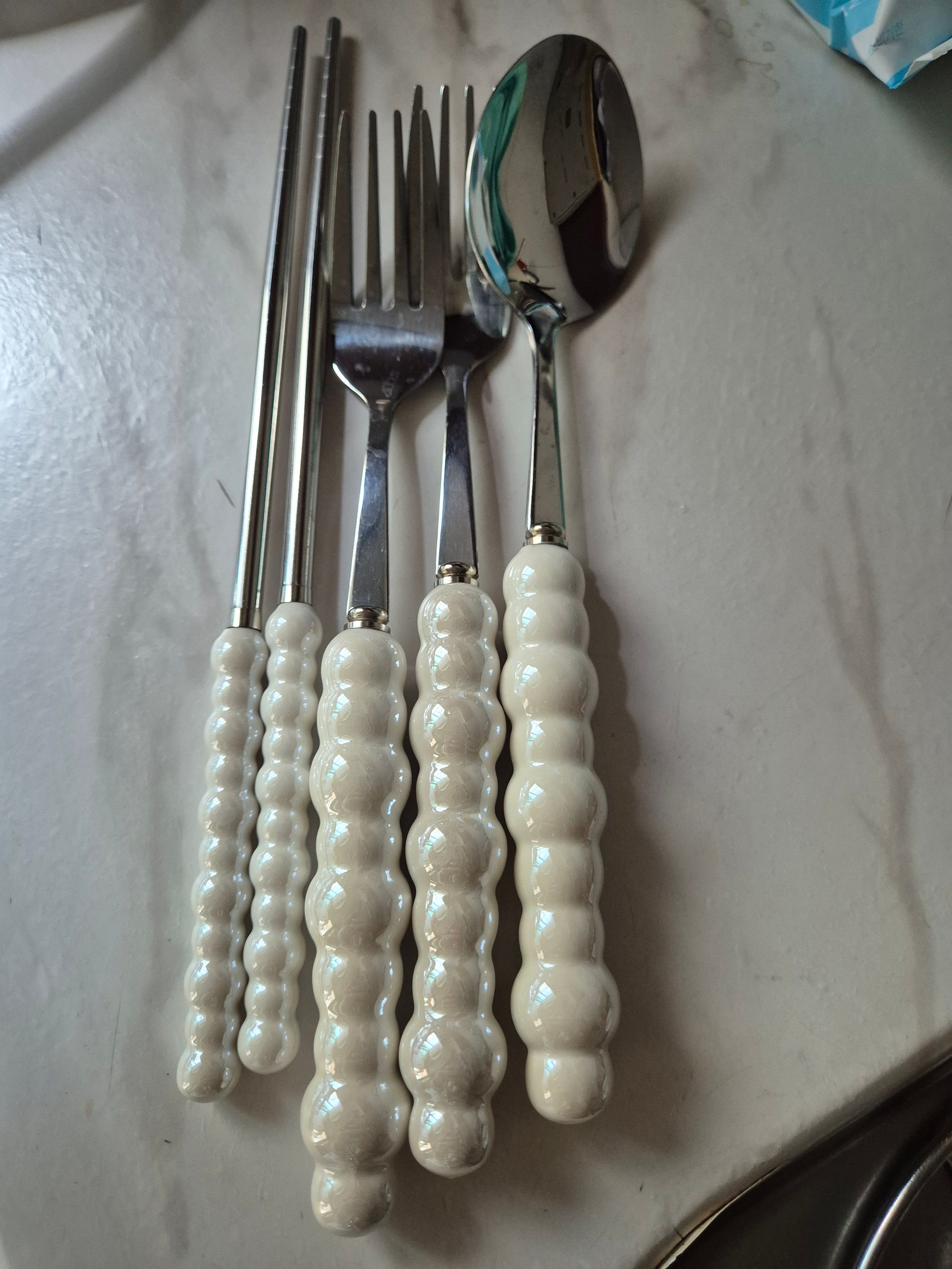 Bead Handle Full Flatware Set (4-piece) user photo
