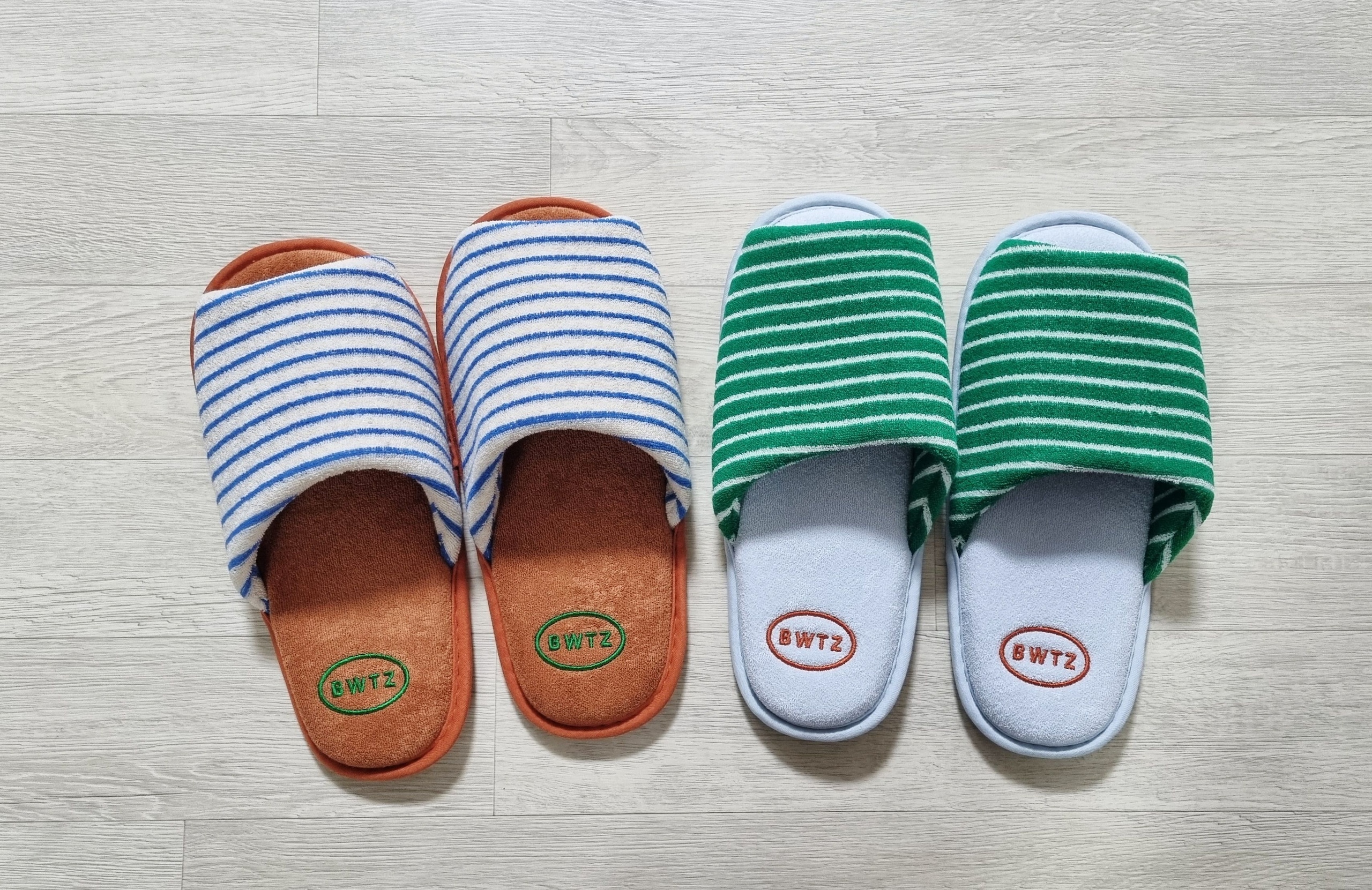 BWTZ Terry Stripe Indoor Slippers user photo