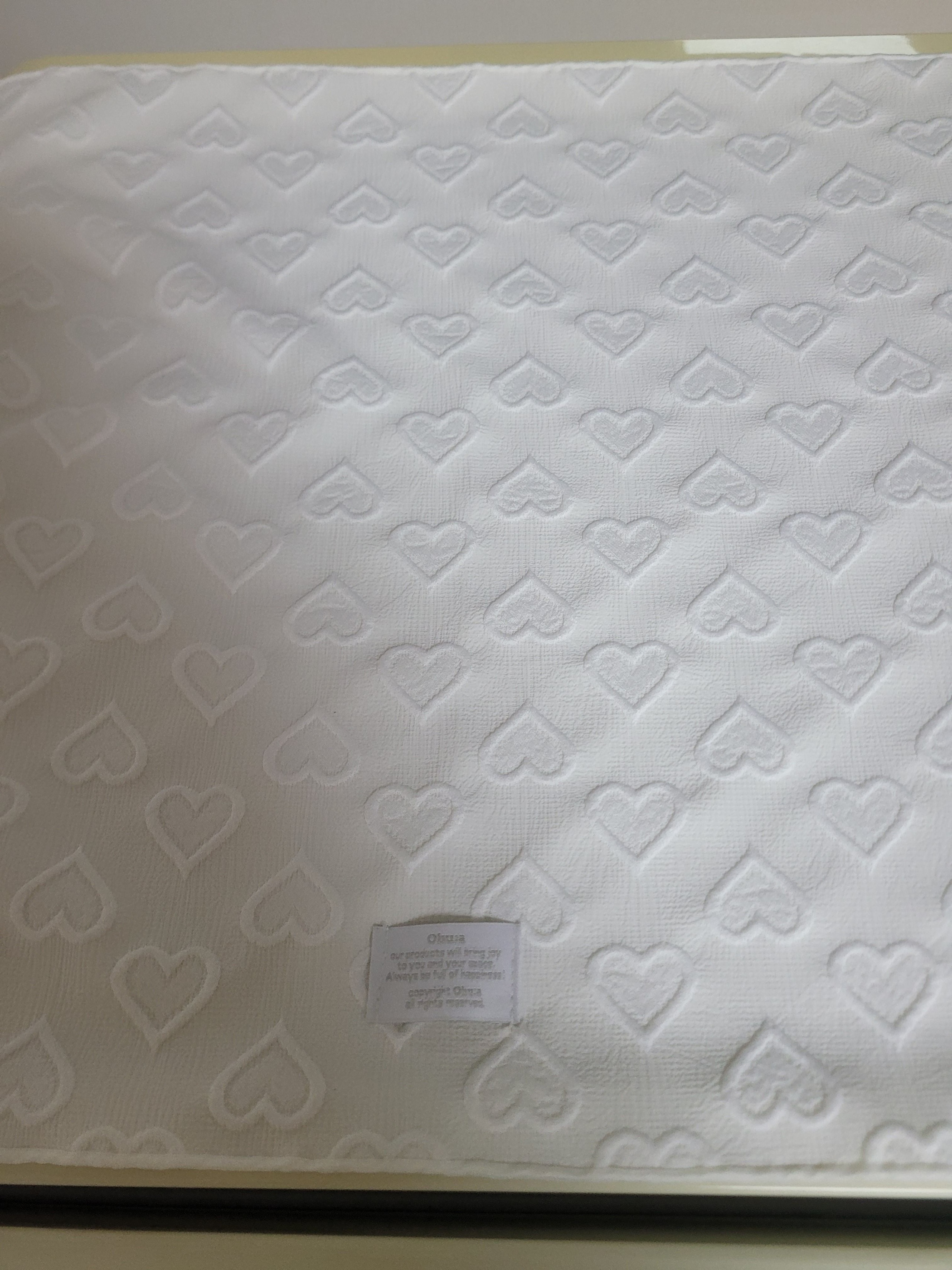 Heart Jacquard Kitchen Drying Mat user photo