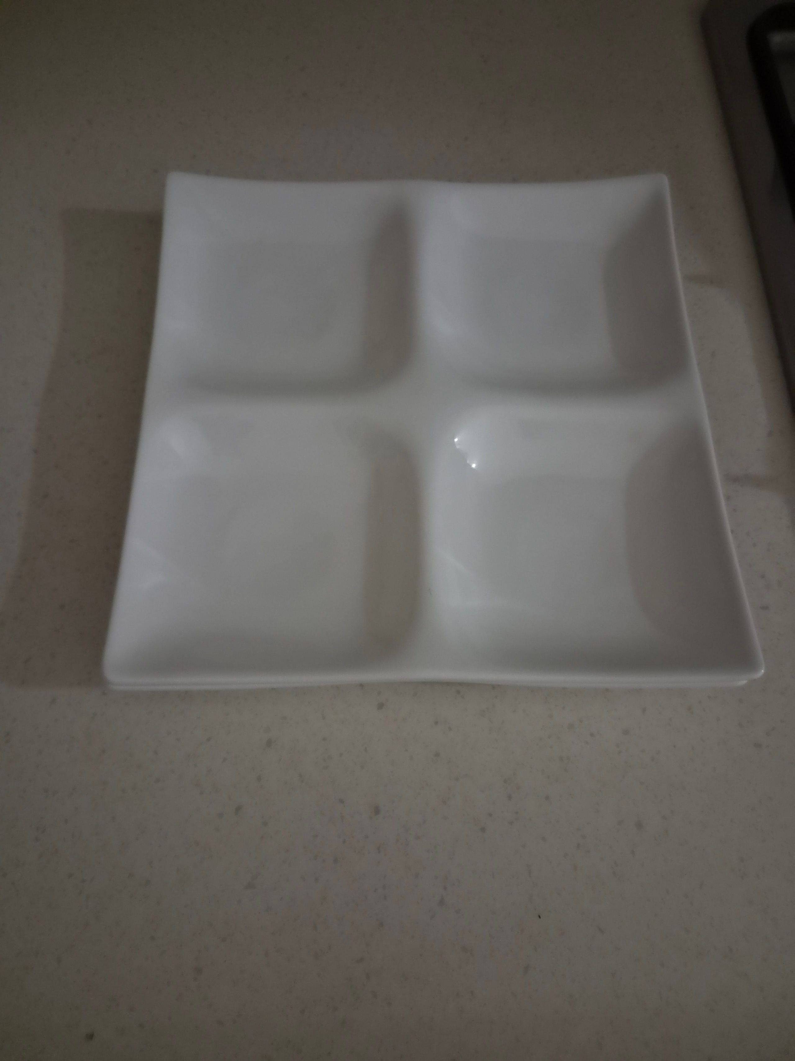 Mild White 4-Section Divided Serving Platter Set of 2 user photo