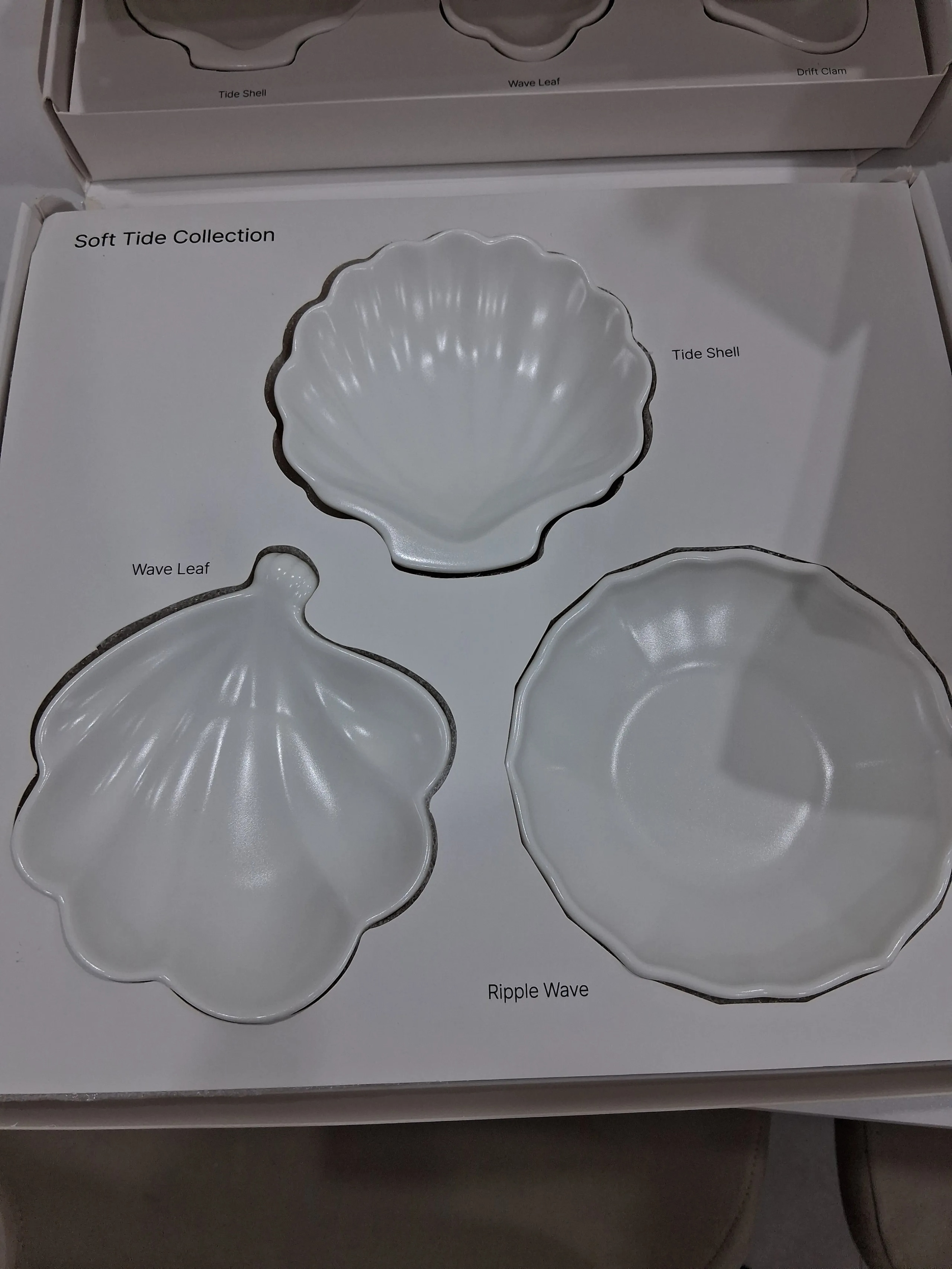Soft tide collection Gyeol Shell 3-Piece Side Dish Set user photo