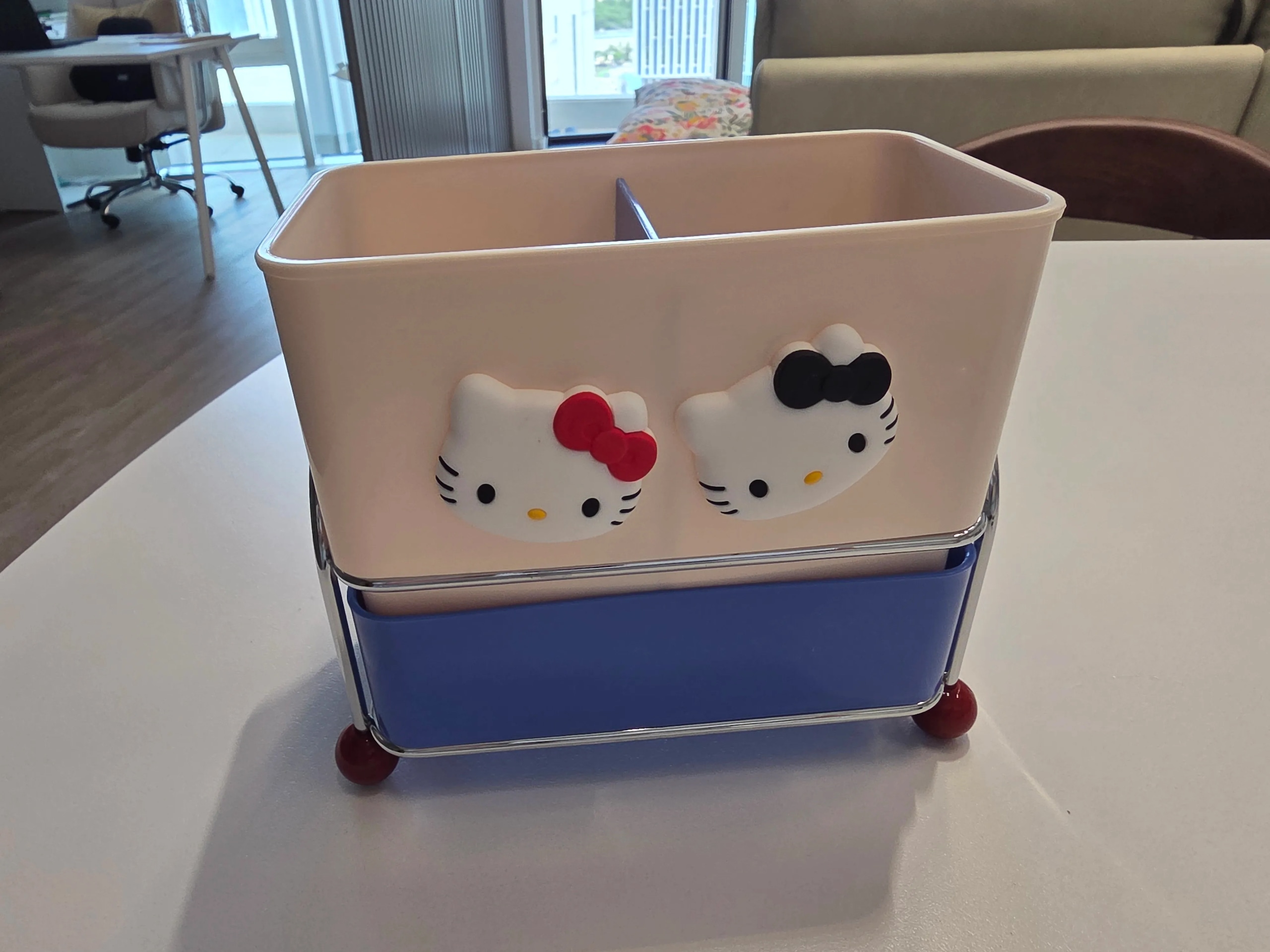 Bauhaus 2-Compartment Draining Cutlery & Utensil Holder user photo