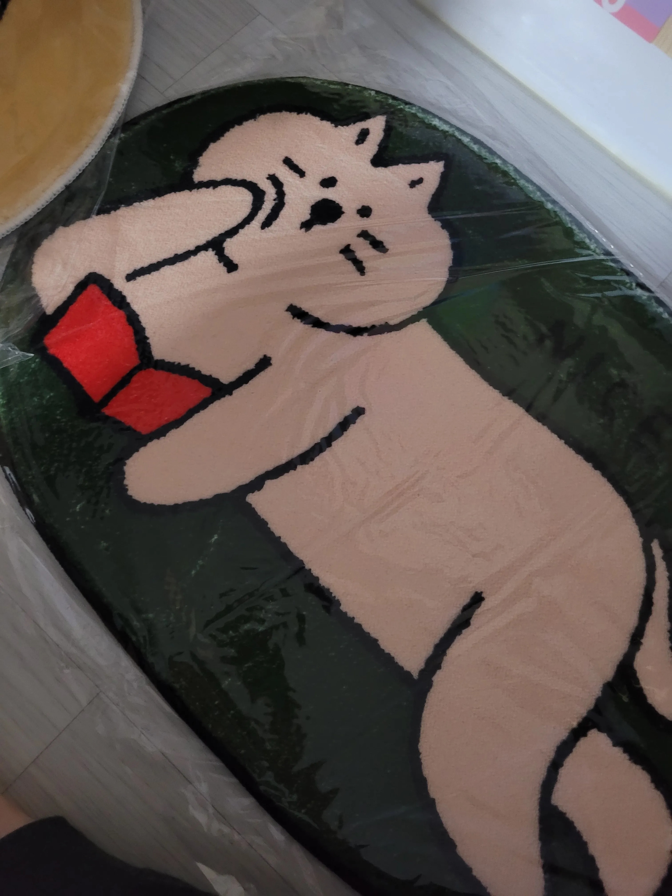 Minimal Cat Non-Slip Accent Mat user photo