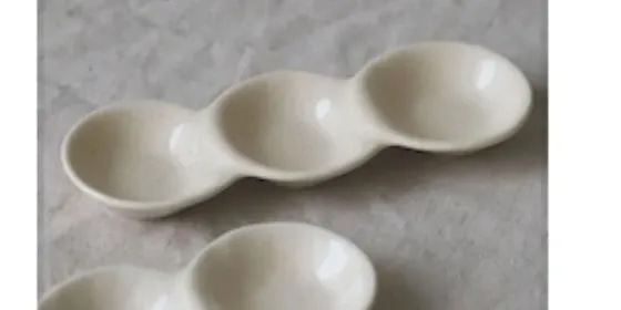 Pebbler 3-Section Divided Sauce Dish user photo