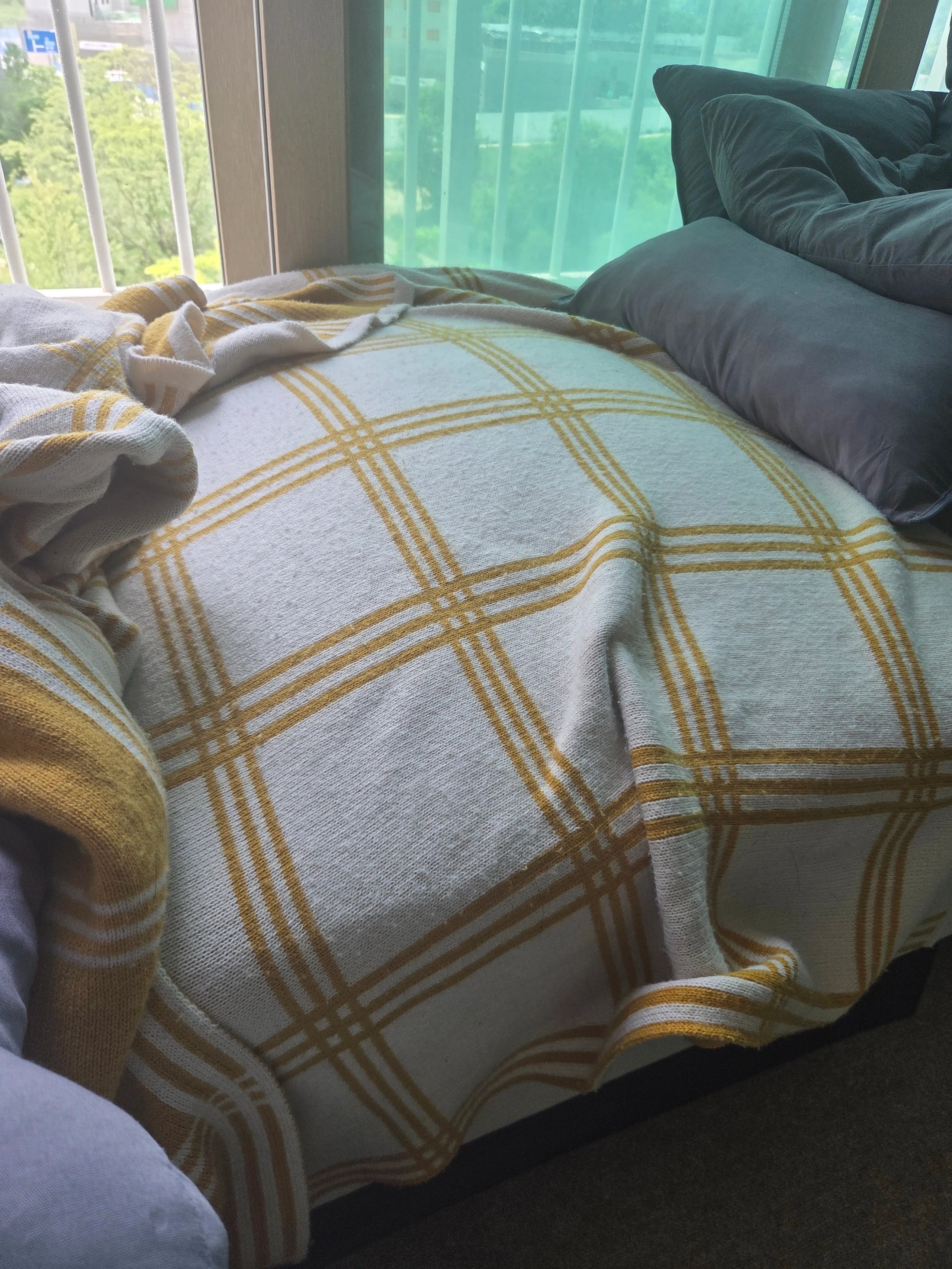 Verde Check Knit Blanket user photo