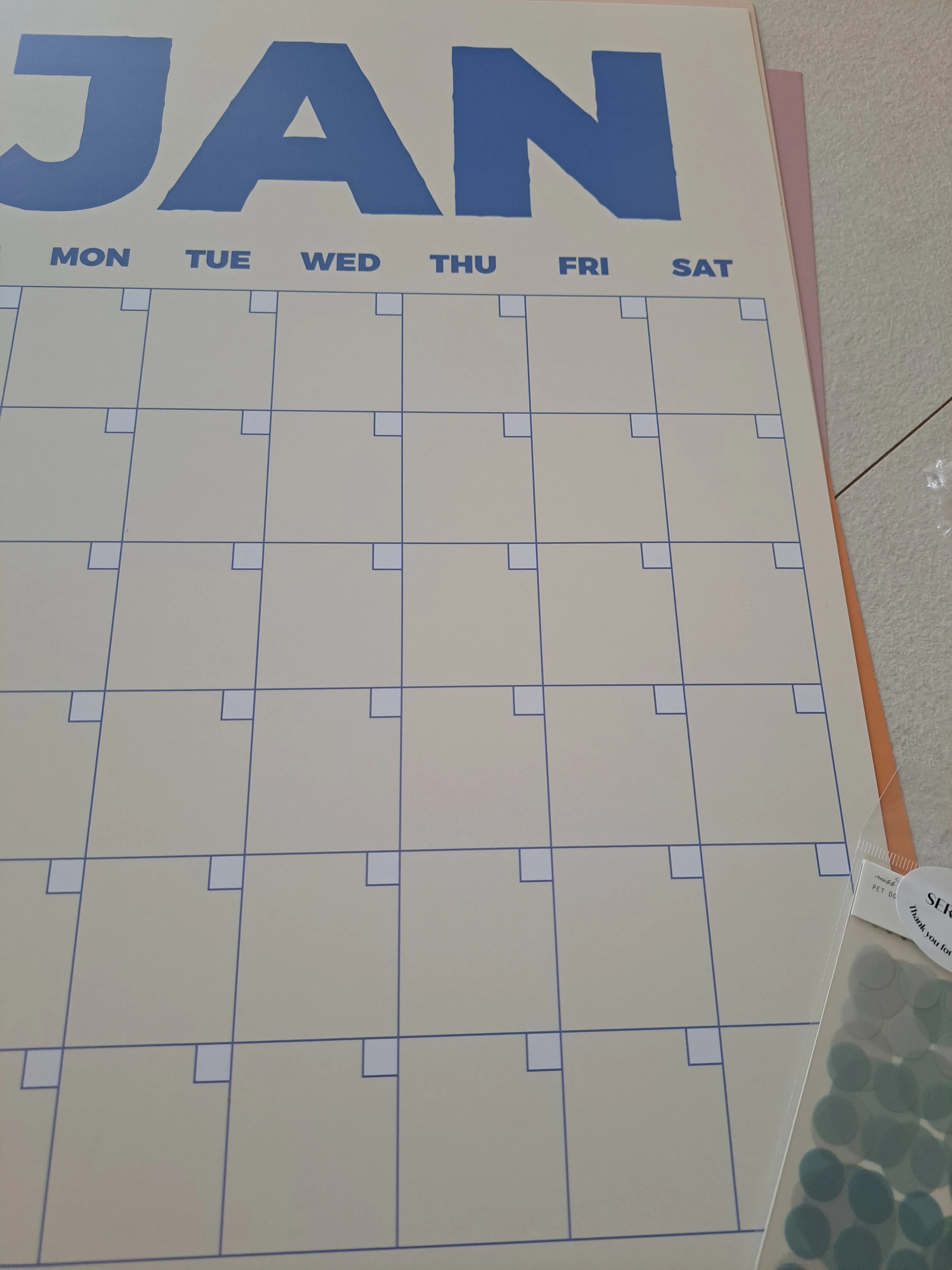 Color Block Perpetual Wall Calendar user photo