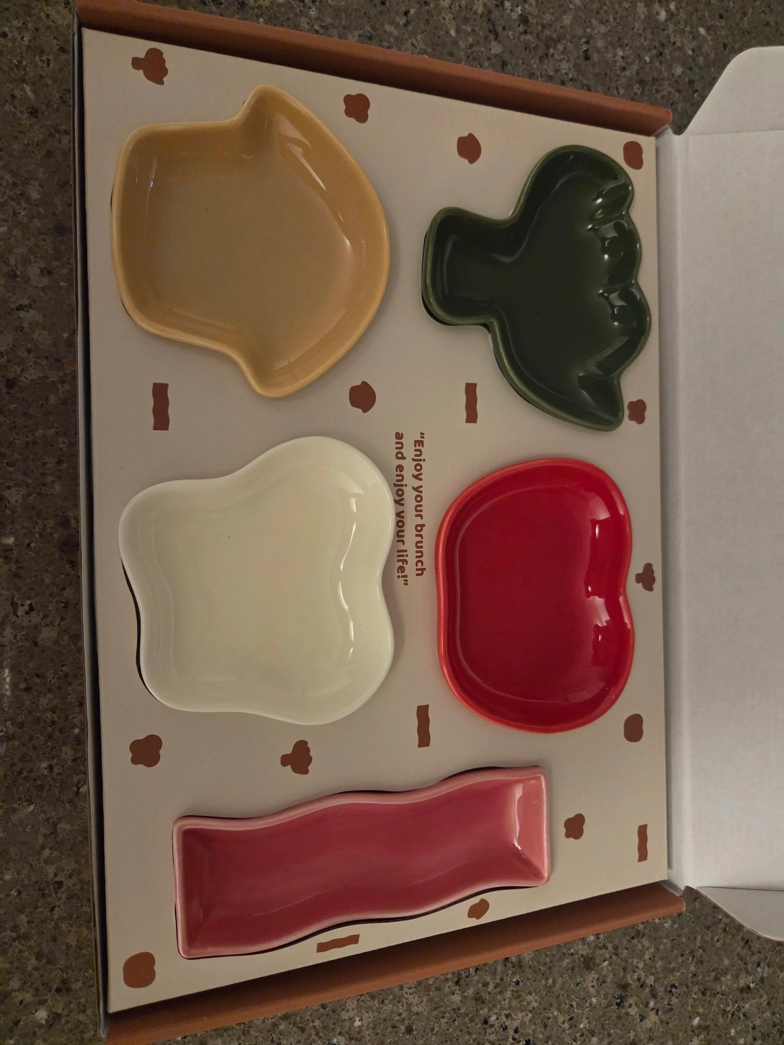 Playful Ceramic Snack Plate Set user photo
