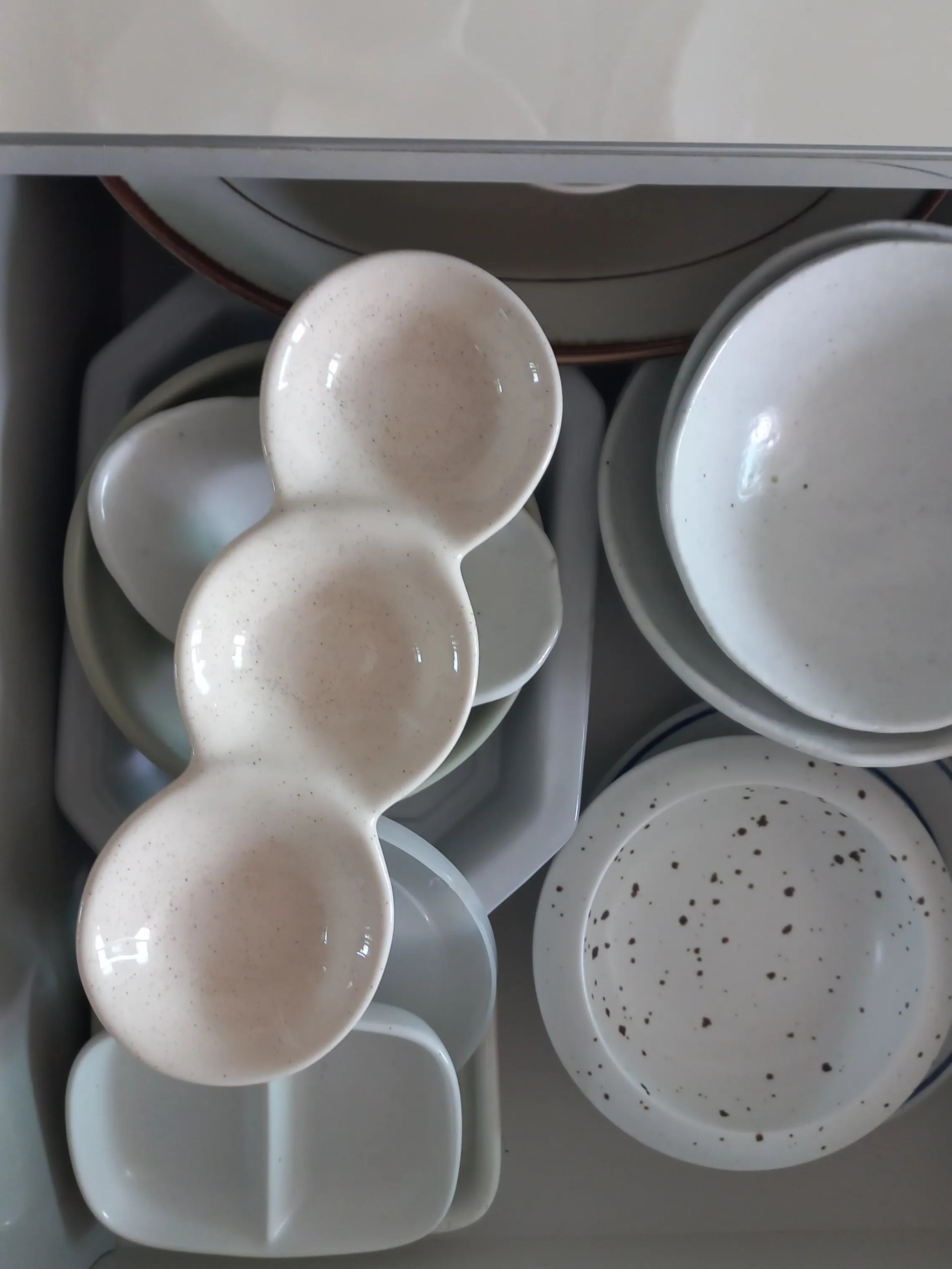Pebbler 3-Section Divided Sauce Dish user photo