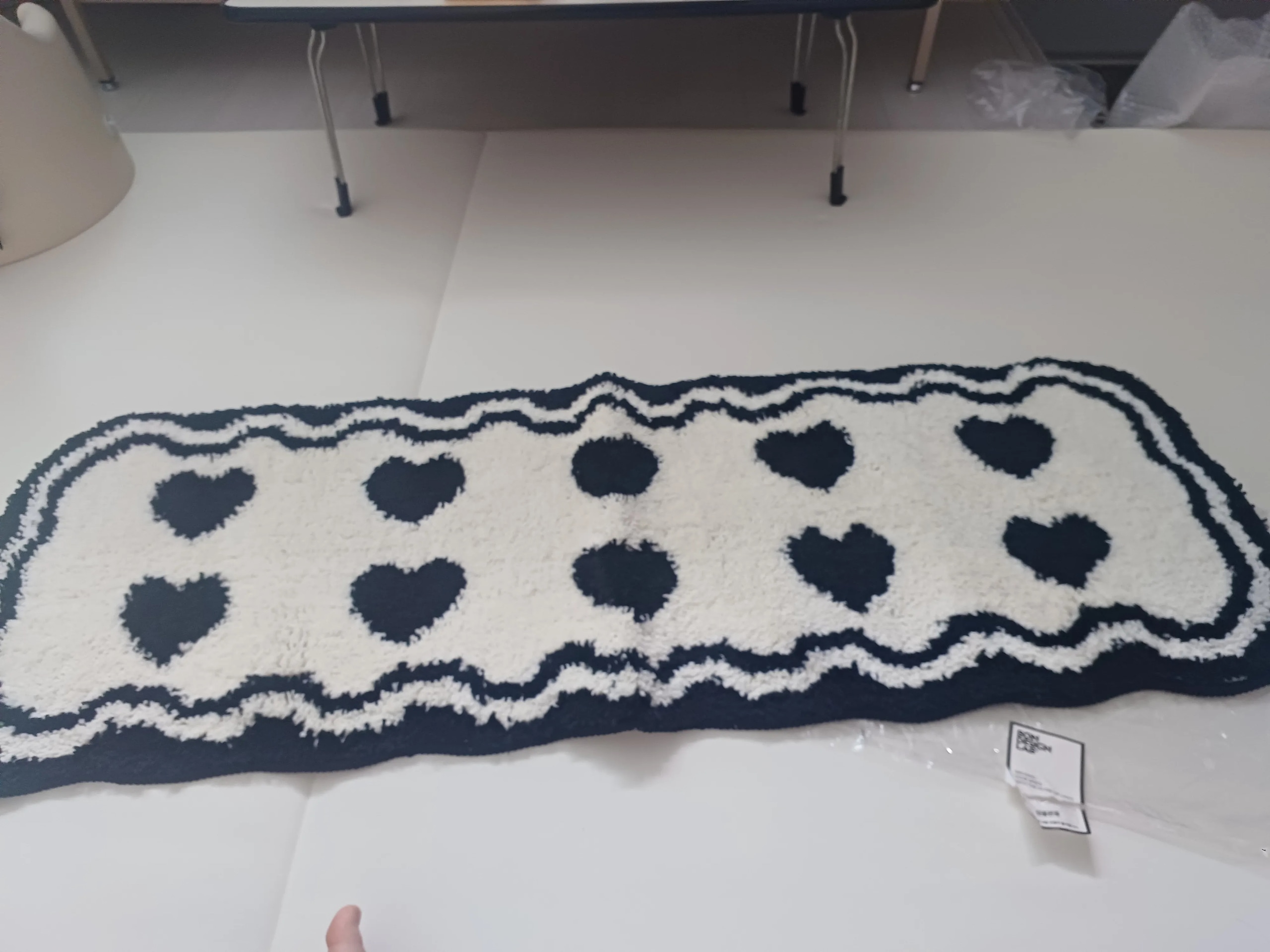 Cream Crush Heart Rug user photo
