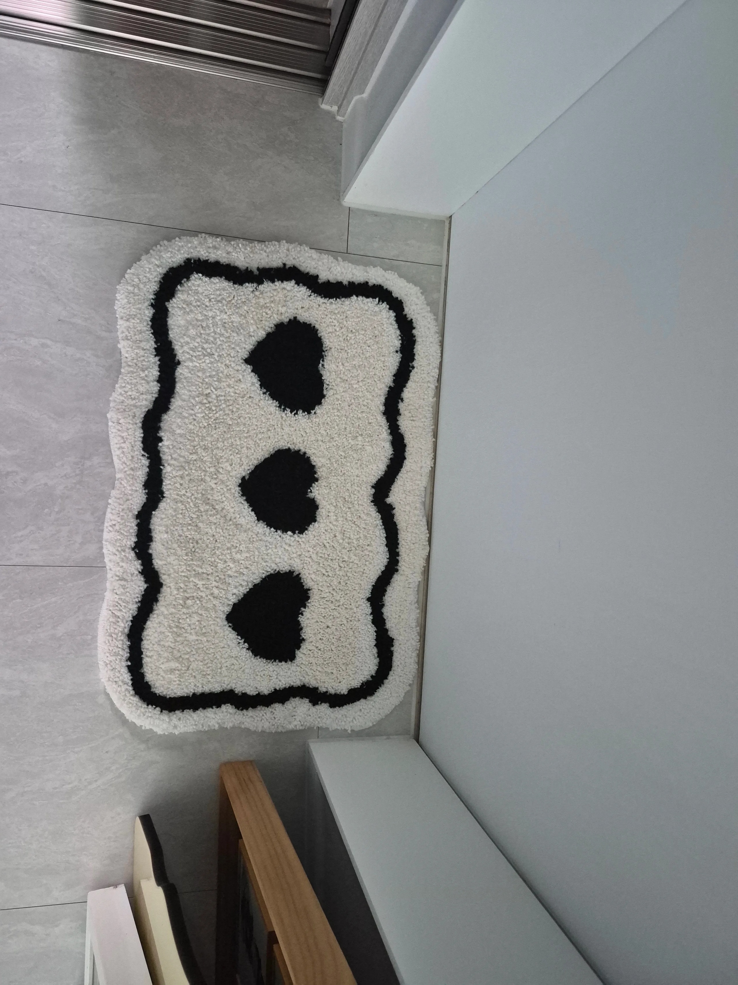 Cream Crush Heart Rug user photo