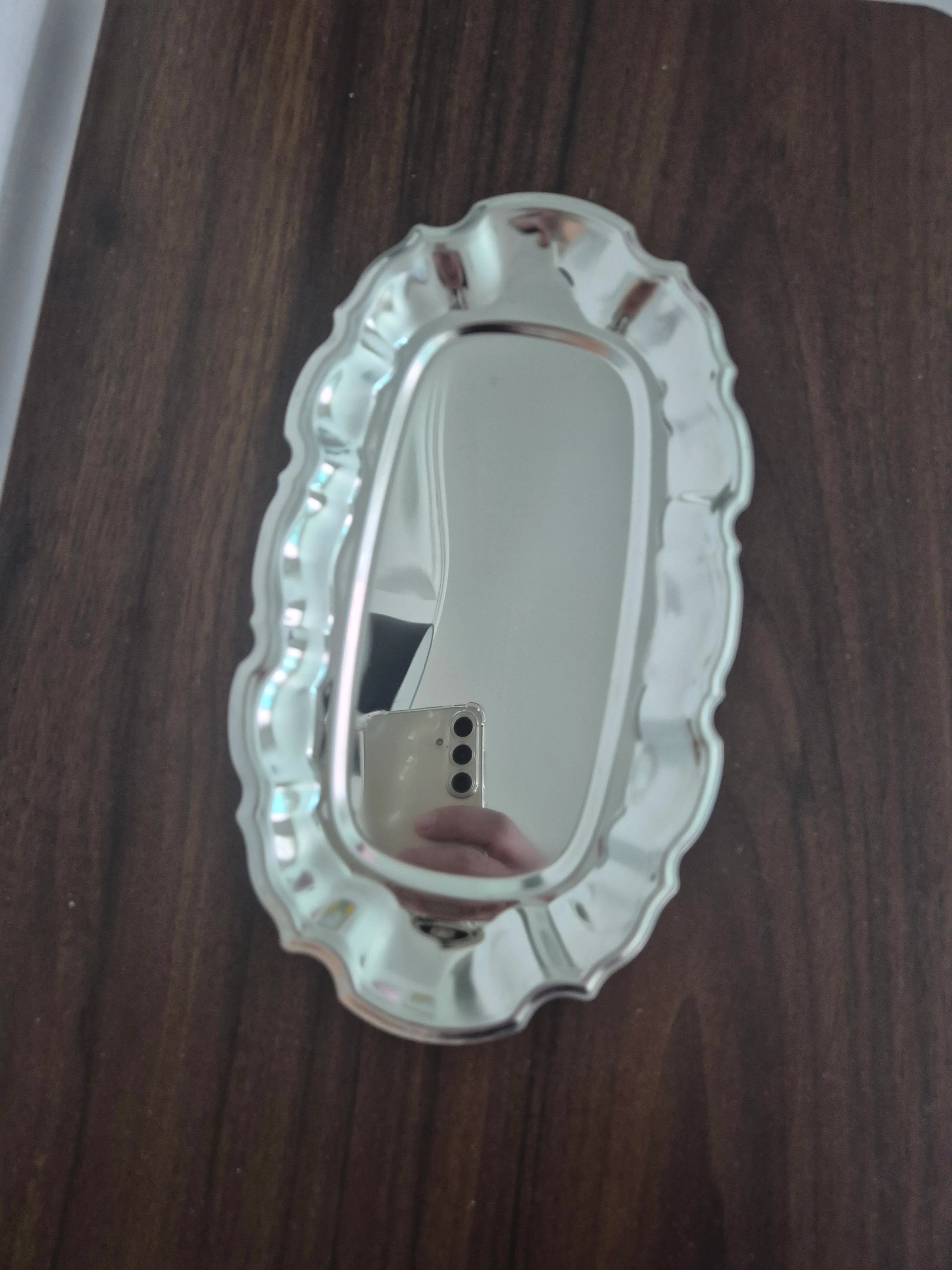 Gothic Ruffle Stainless Steel Tray user photo