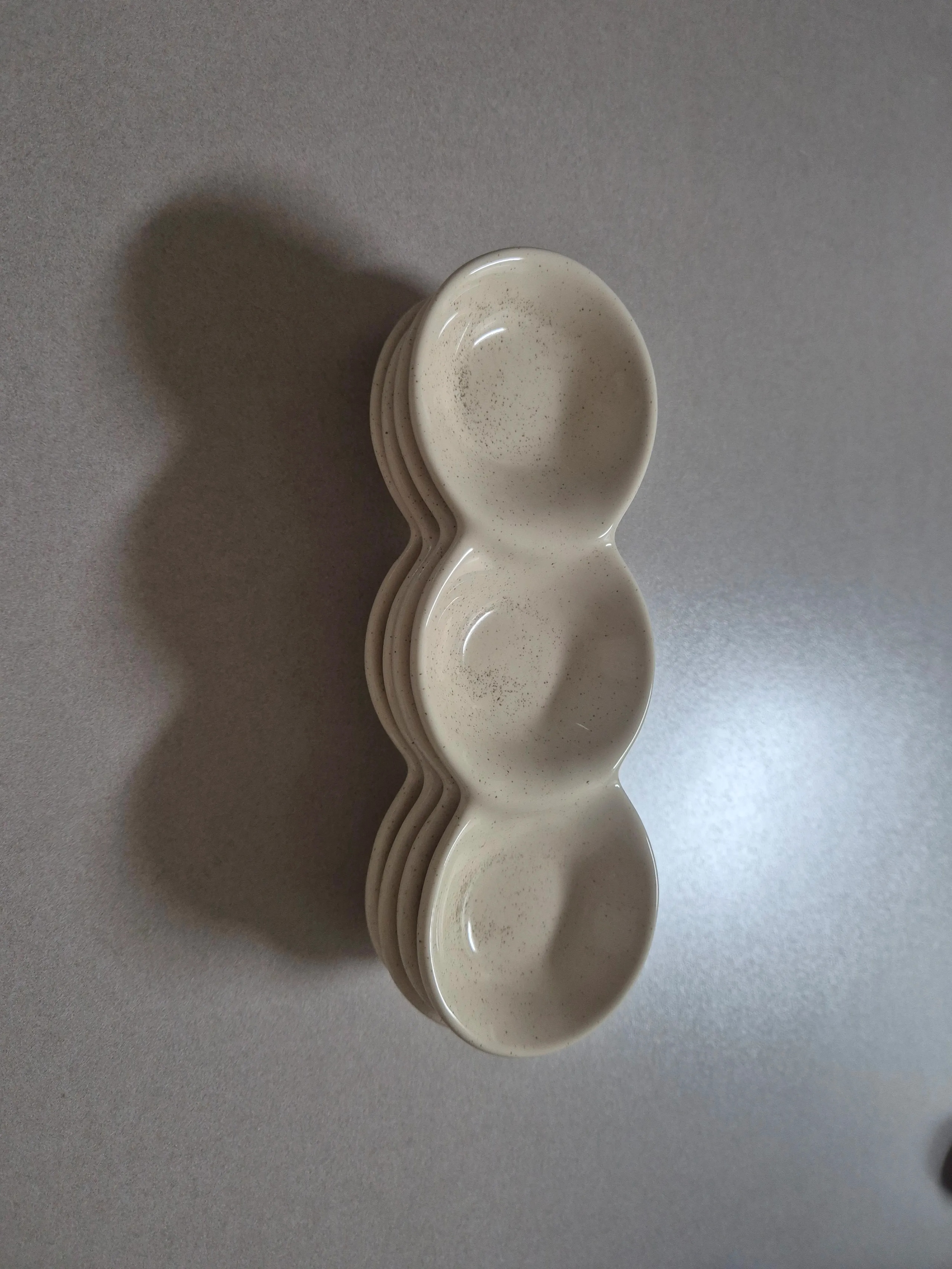 Pebbler 3-Section Divided Sauce Dish user photo