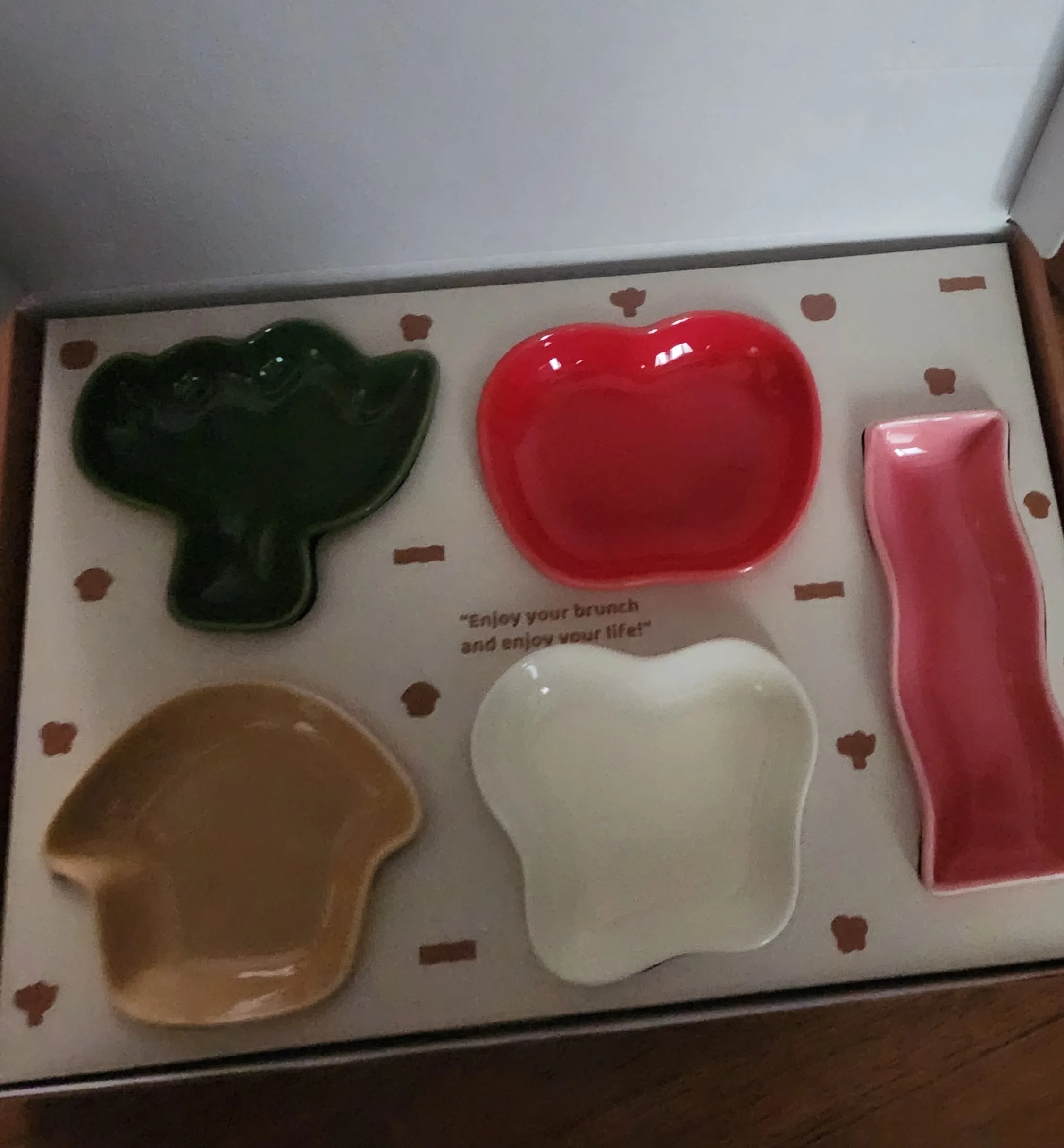 Playful Ceramic Snack Plate Set user photo