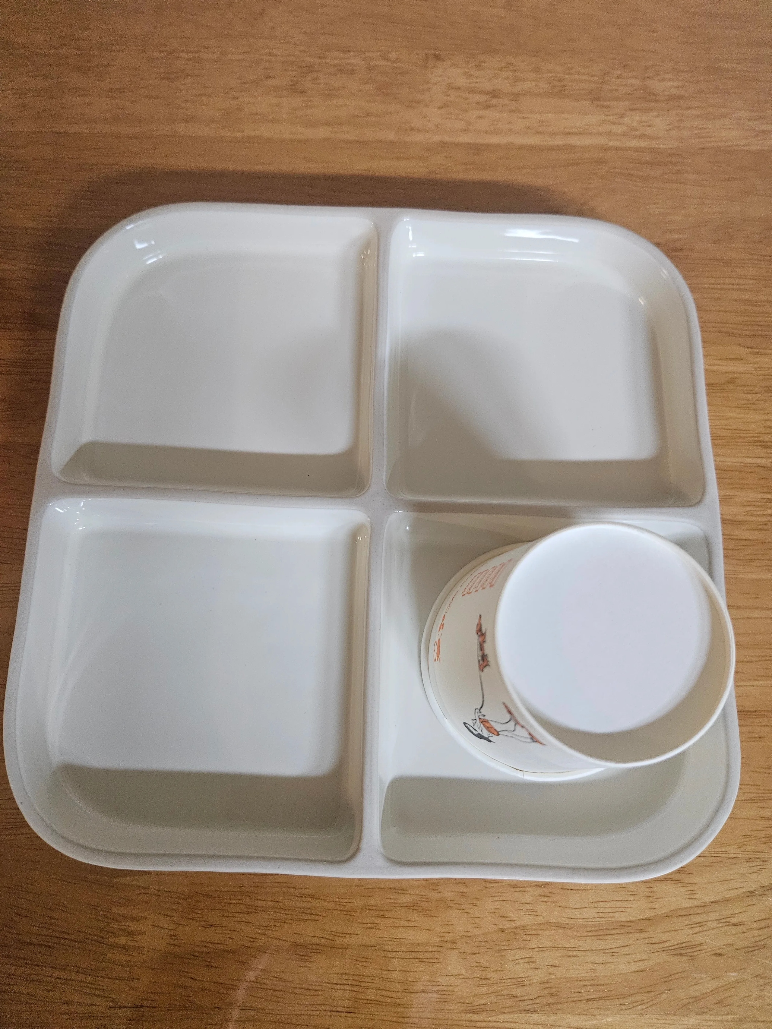 Chagok Square 4-Section Divided Plate user photo