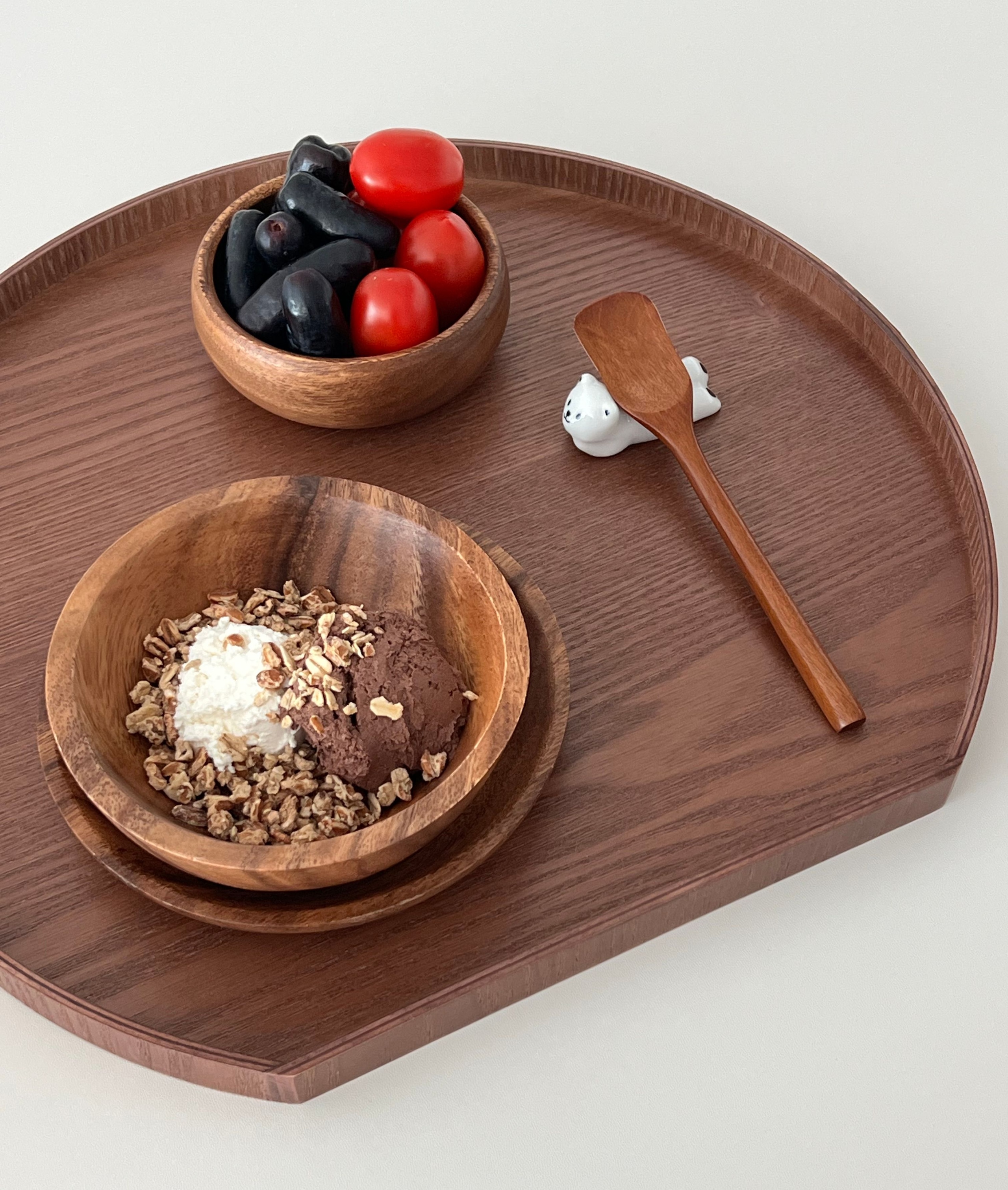 Wood Yogurt Bowl & Spoon Gift Set (4-Piece) user photo