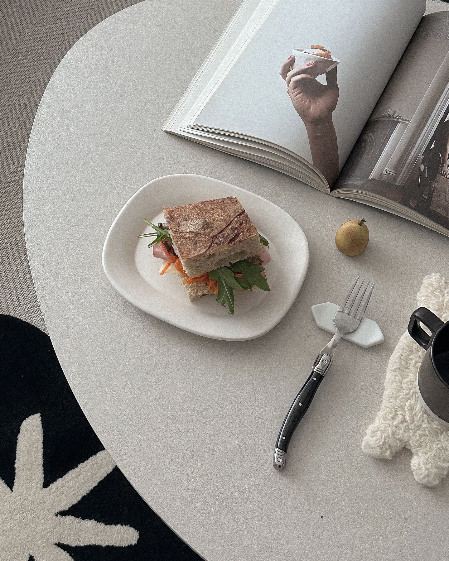 White Ceramic Spoon Rest Set (4-Piece) user photo