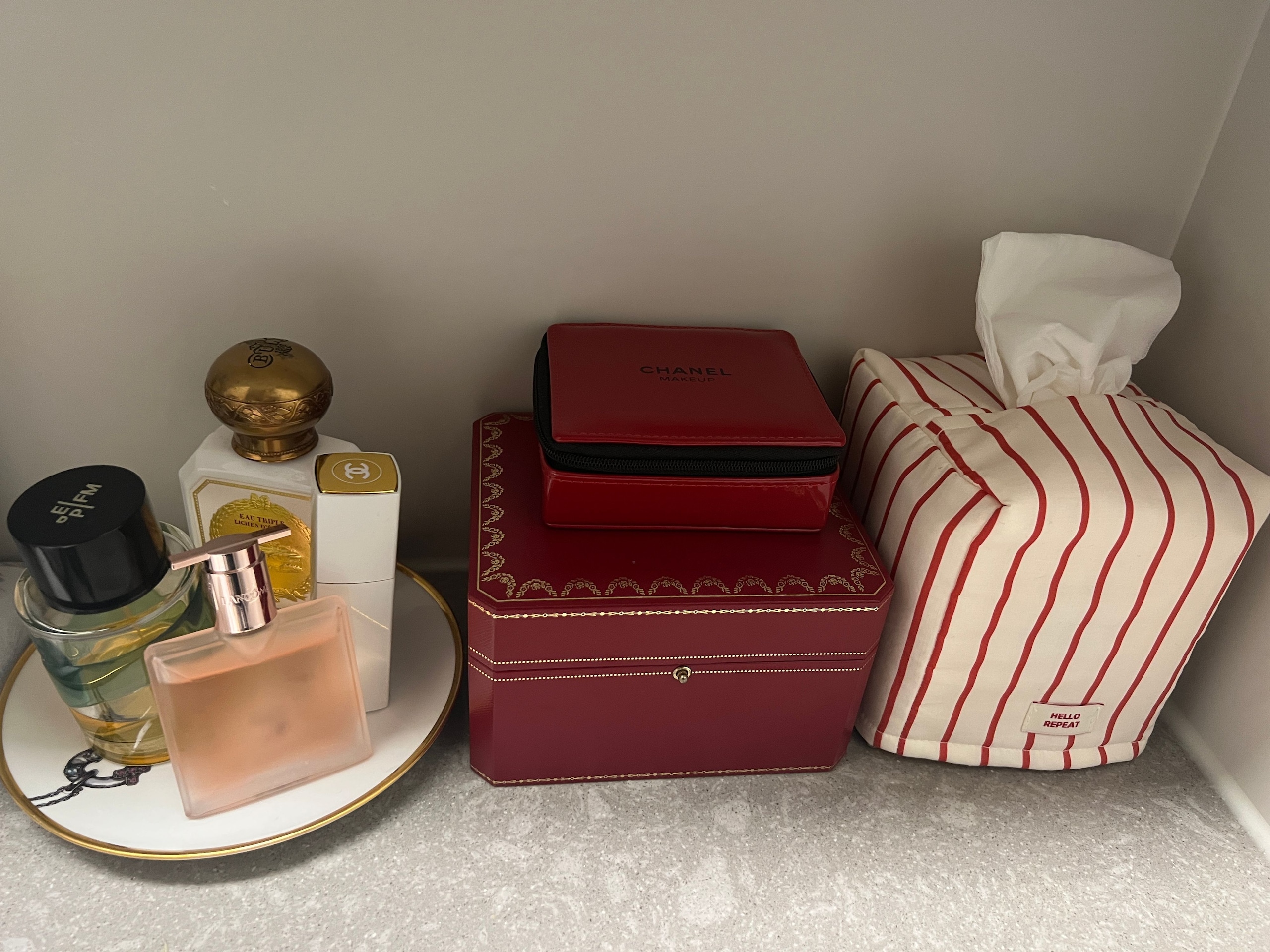 Stripe Quilted Square Tissue Box Cover user photo