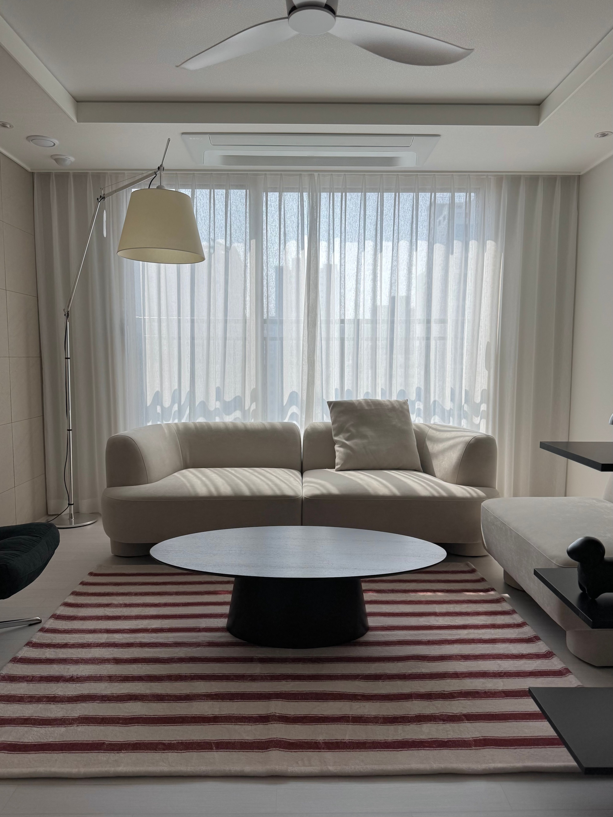 Red Stripe Pattern Rug user photo