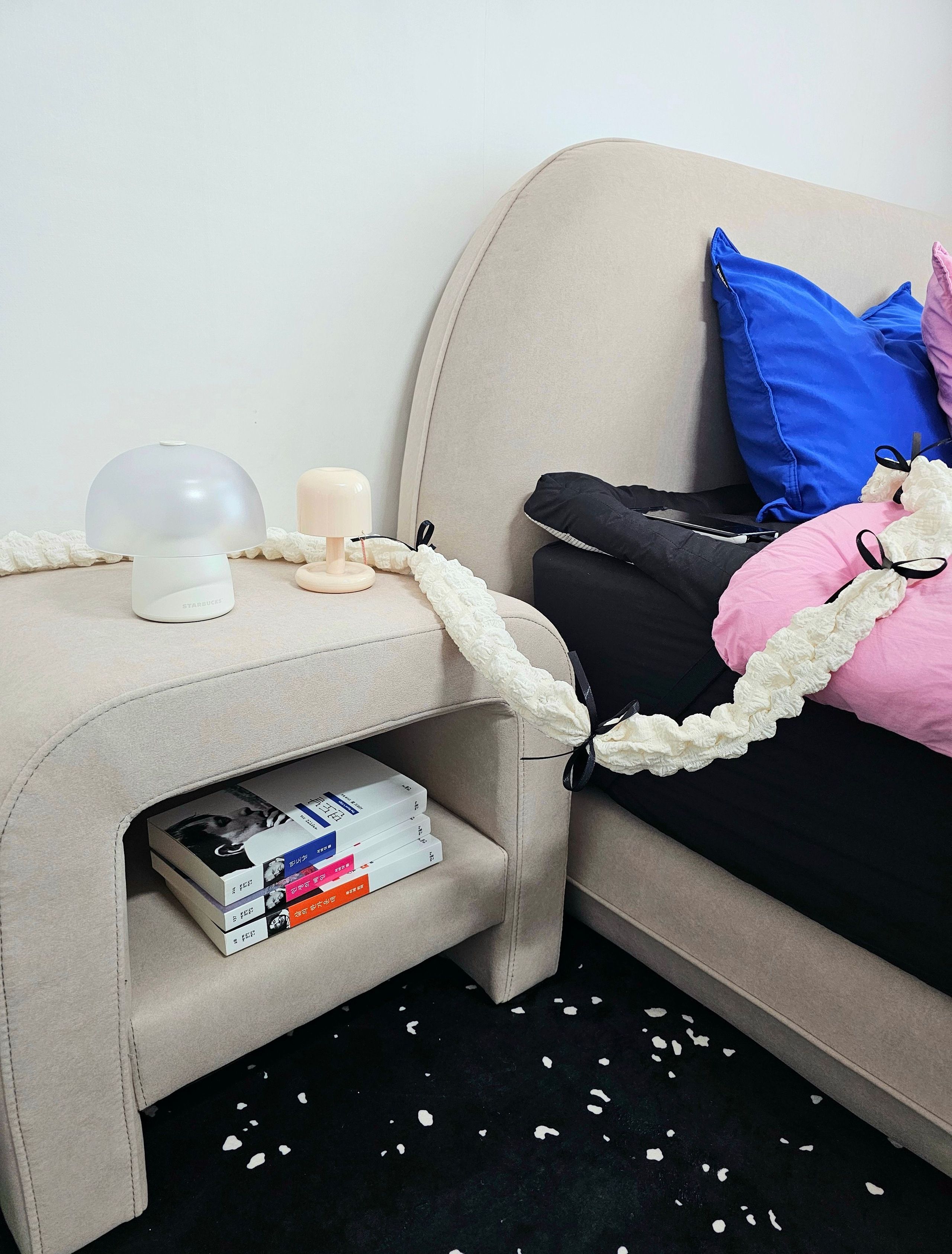 Black Terrazzo Microfiber Rug user photo