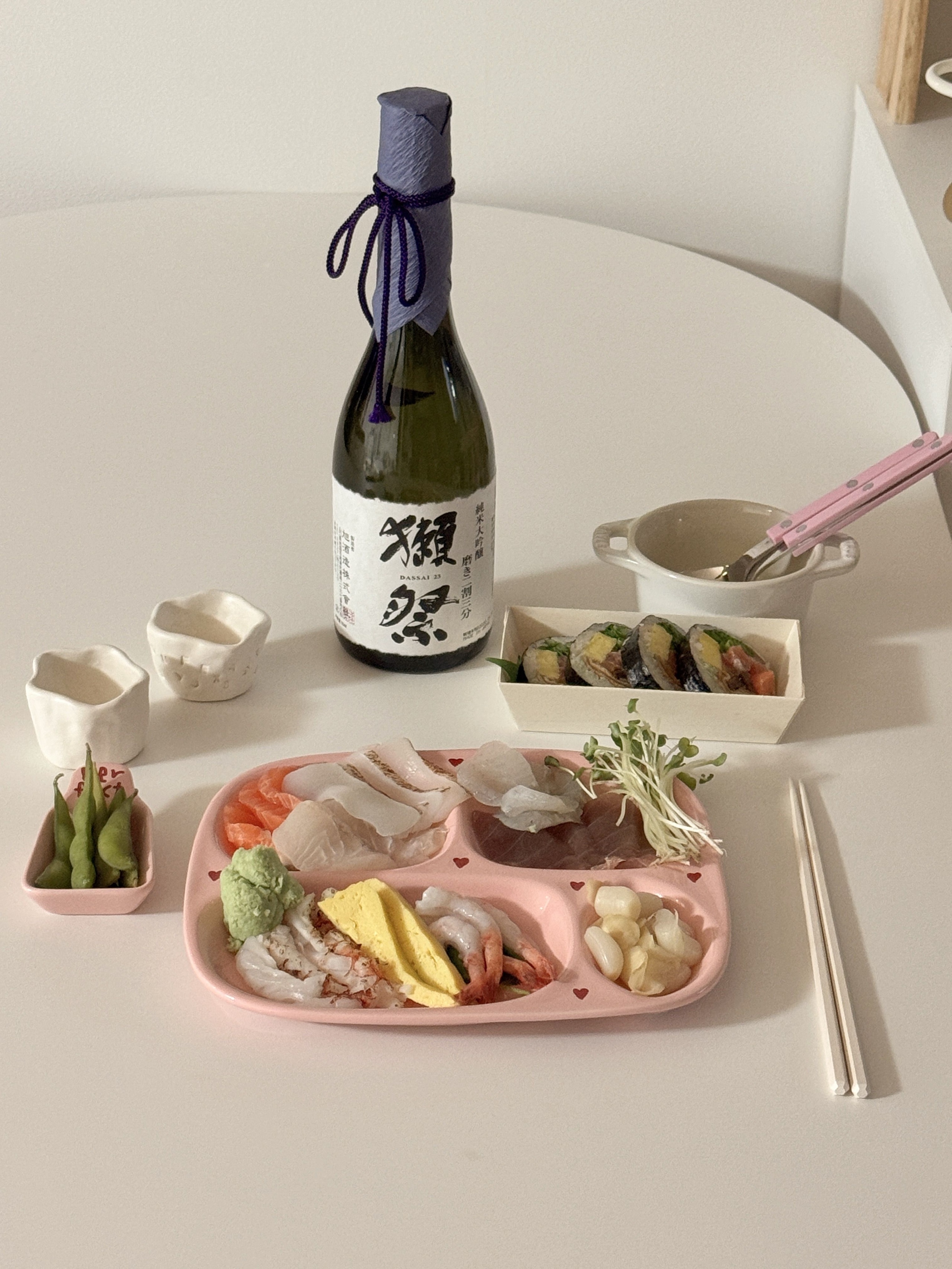 Pink Edition Ceramic Solo Meal Tray Set user photo