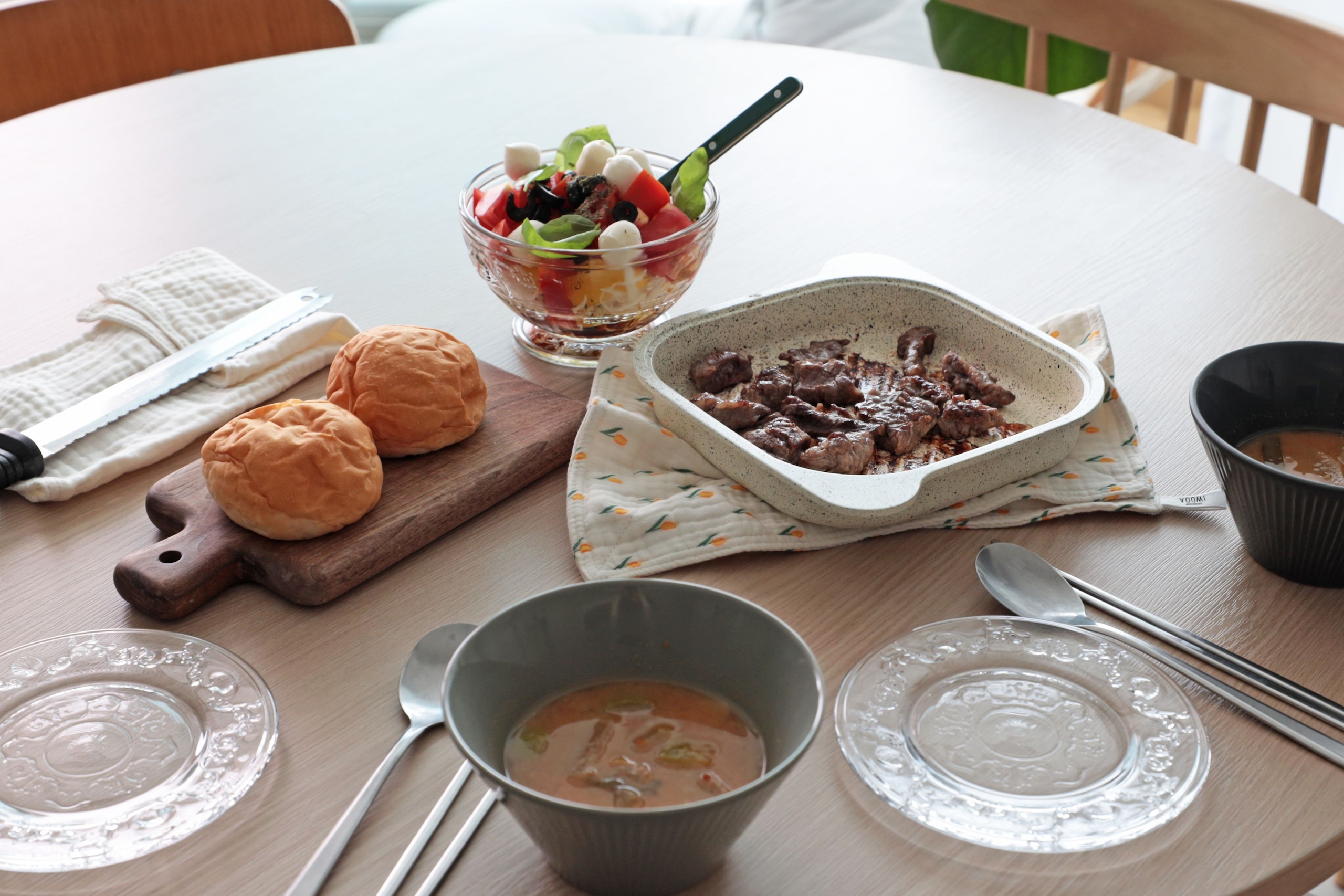 Lining Rice Bowl & Soup Bowl Set for 4 (8-Piece) user photo