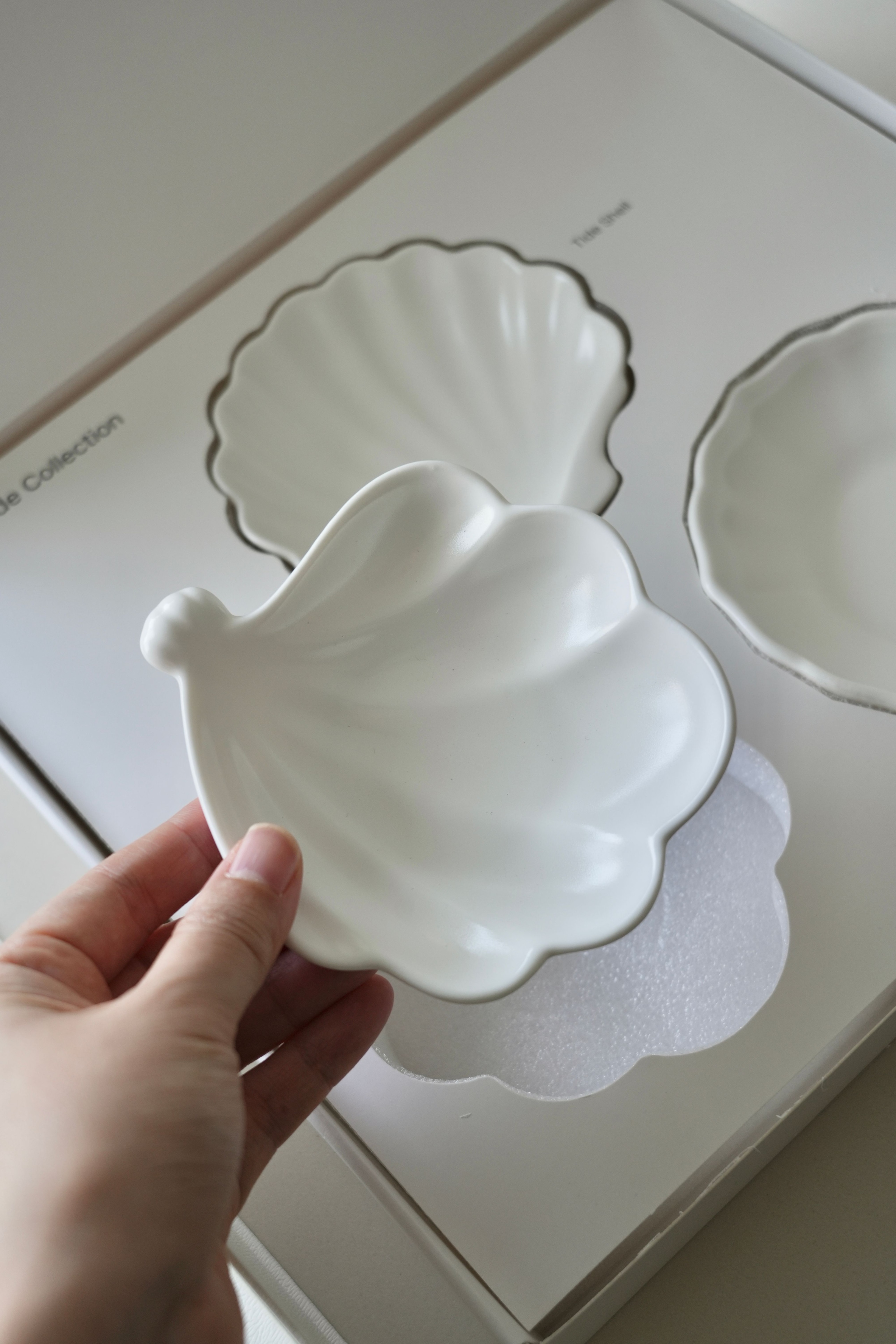 Soft tide collection Gyeol Shell 3-Piece Side Dish Set user photo