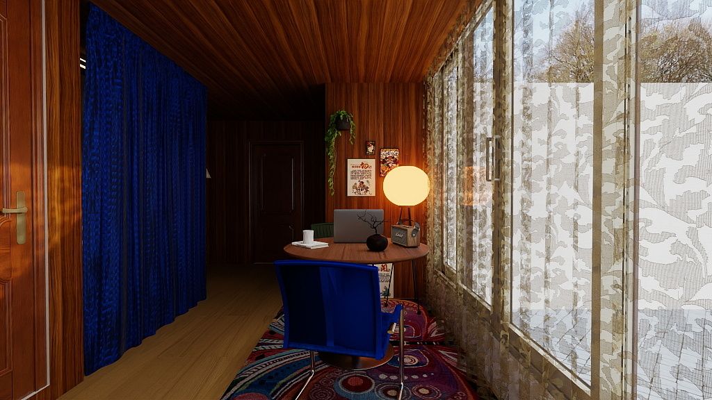 Round Steel Leg Dining Table user photo