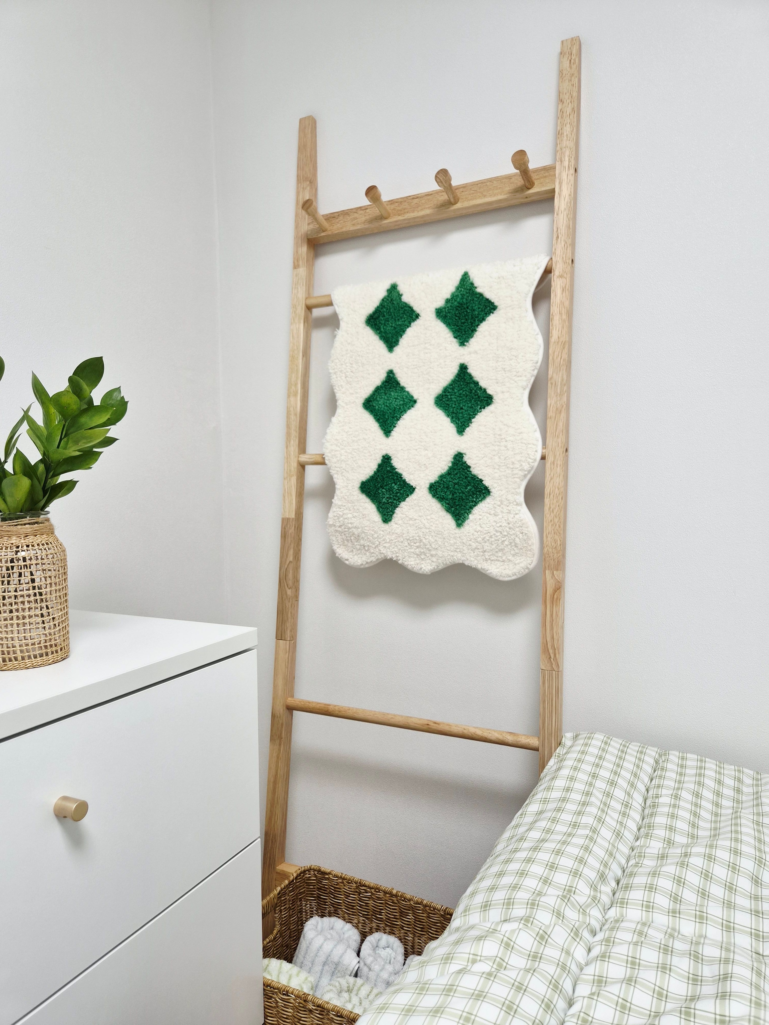 Solid Wood Ladder Clothes Rack Stand user photo