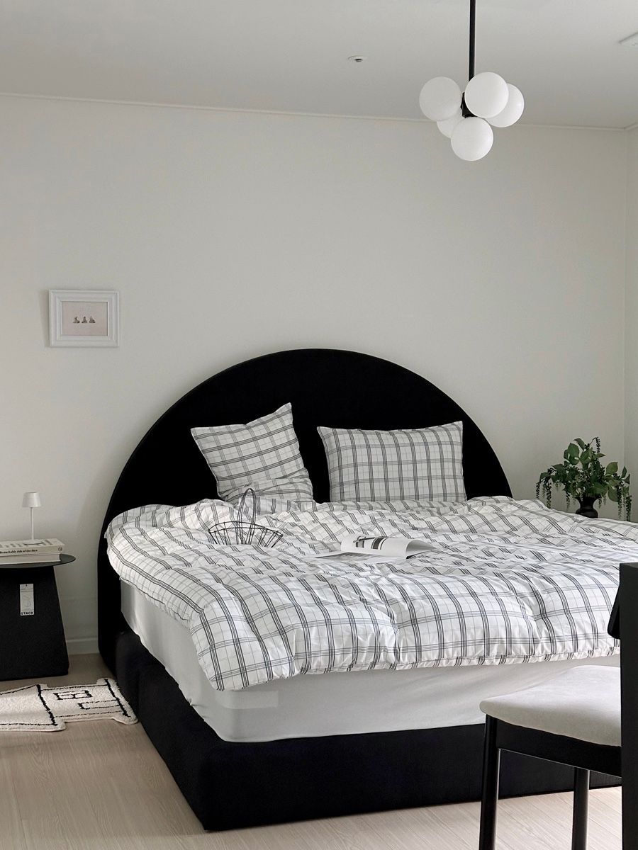 Cloud Check Comforter Set user photo