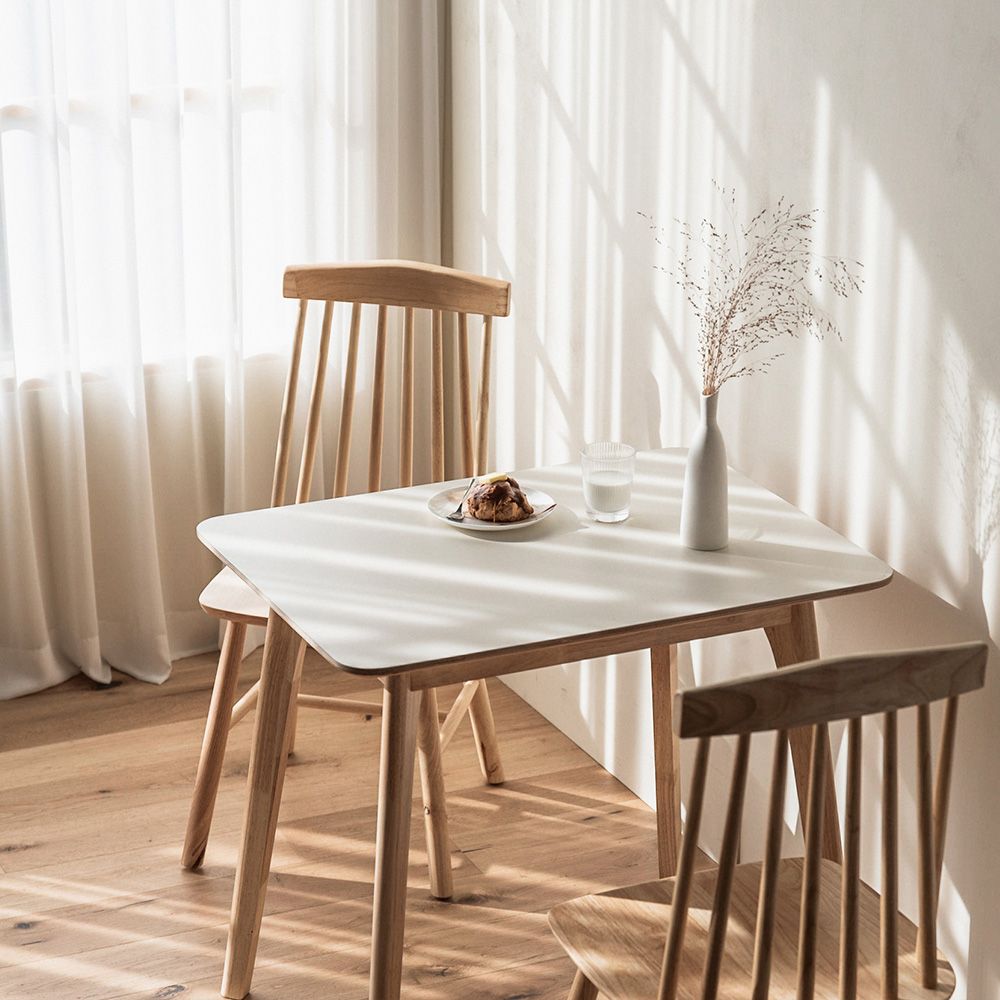 O'gre オグレ 形テーブル 韓国インテリア 80cm ホワイト 丸テーブル O