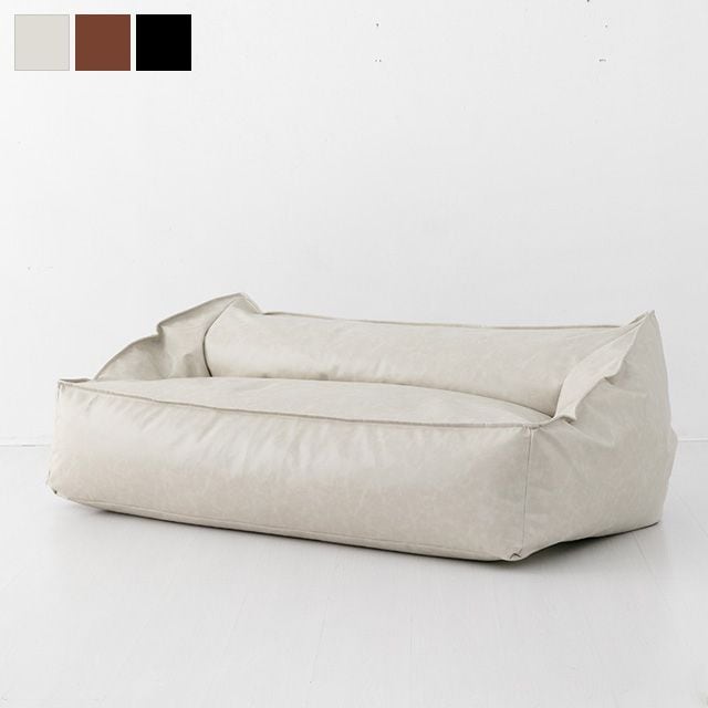 MARKET B AMBO 2人掛け ビーズソファ［3色］ ベージュ ブラック