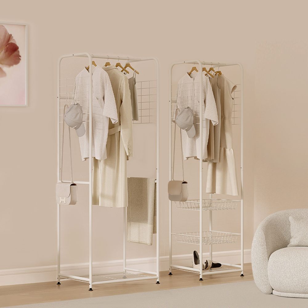 スチール ハンガーラック 2段 80cm［5色］| Ohouse(オーハウス