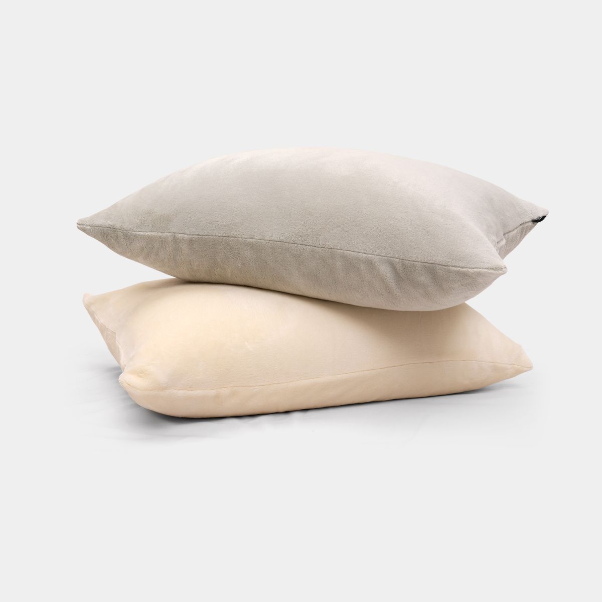 DORMOR ソフト ファー 枕カバー［2色］ グレー ホワイト サイズ（横