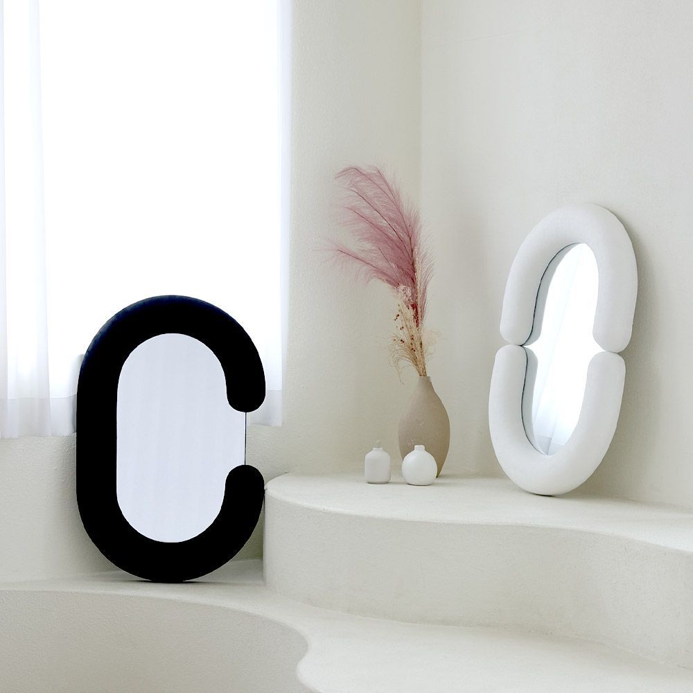 IKEA PRUNKHALLON プルンクハロン ミラー, ブルー | 鏡・ミラー | Ohouse