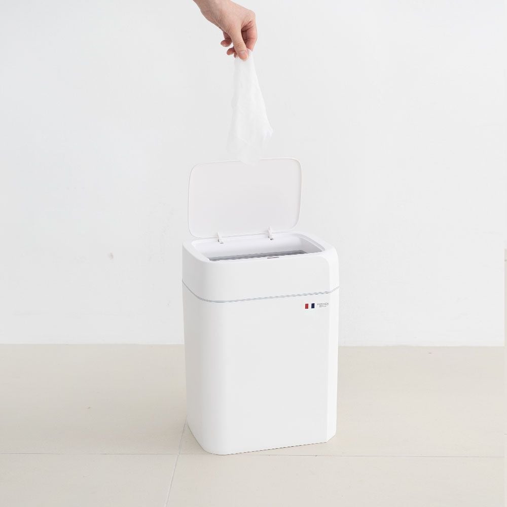 ION 紅の恵み セビアホワイト 2個セット LVAI センサー付き ゴミ箱 ホワイト［2サイズ］ ホワイト センサー 20