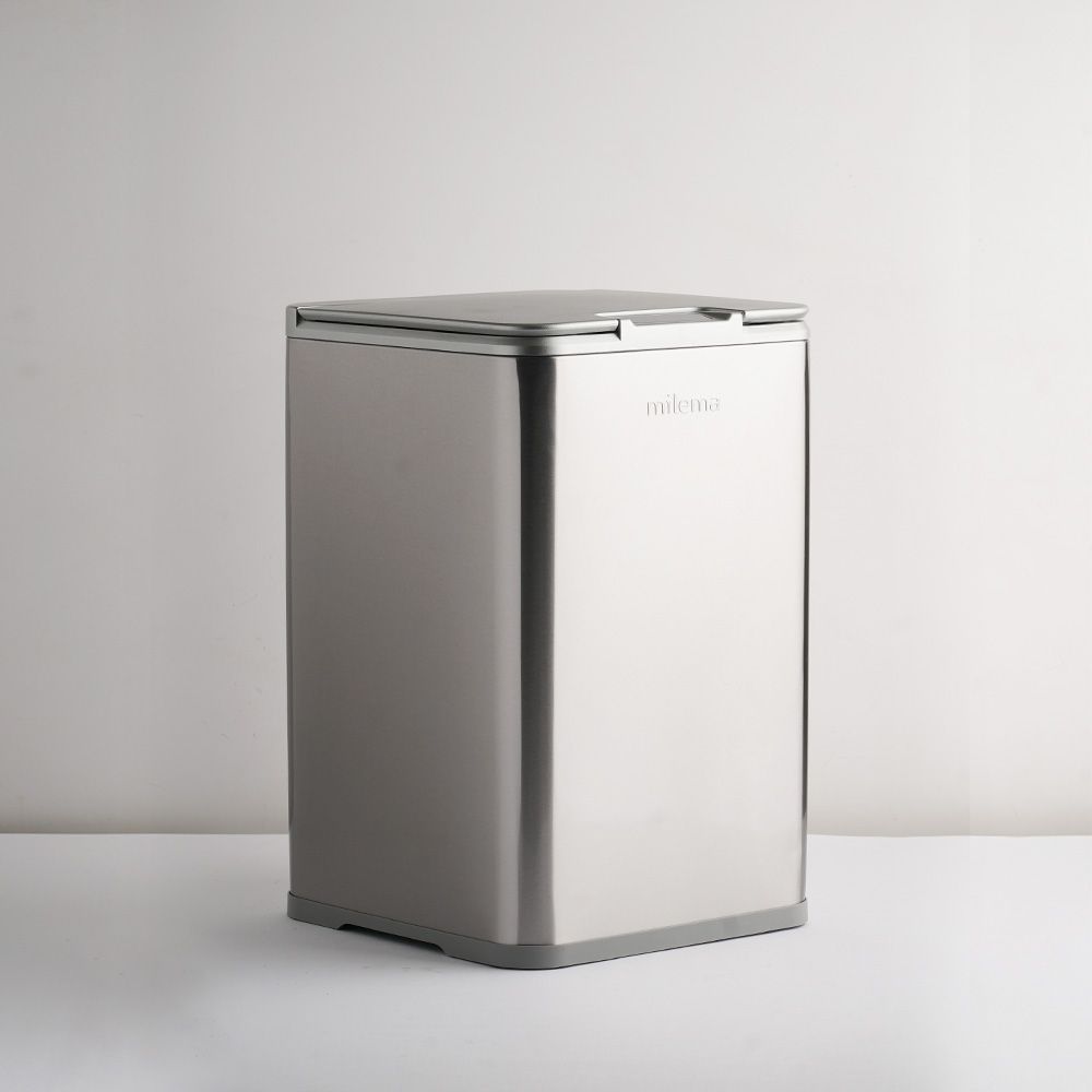 milema ステンレス センサー付き ゴミ箱 10L シルバー センサー モダン