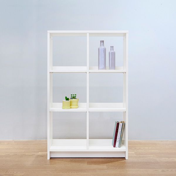 無印良品 スタッキングシェルフセット・3段×2列・オーク材 | 棚