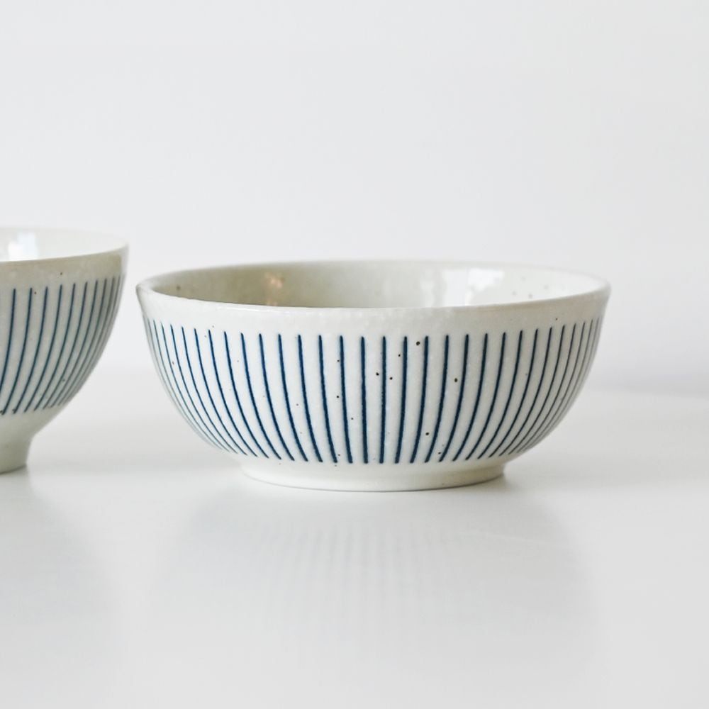 ROMAY KITCHEN siori スープボウル ブルー 陶磁器・セラミック 陰刻