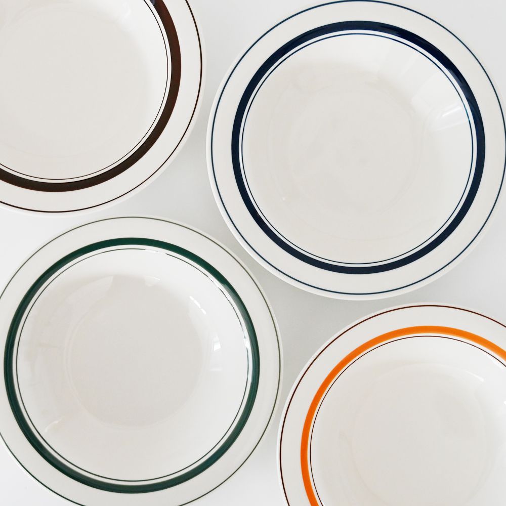 ROMAY KITCHEN KANESUZU プレート 23.5cm［4色］ ブラウン グリーン