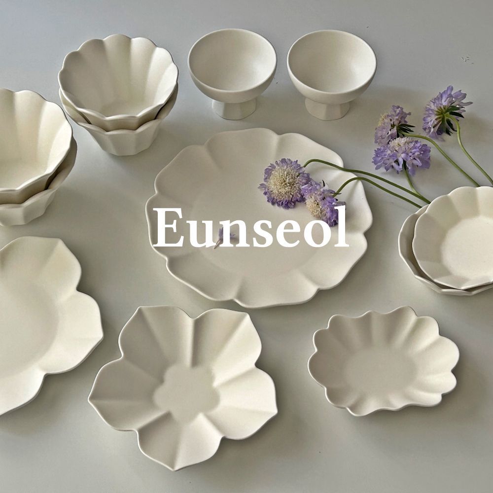 THE ELEGANT TABLE Eunseol 食器 2人 12点セット ホワイト 陶磁器