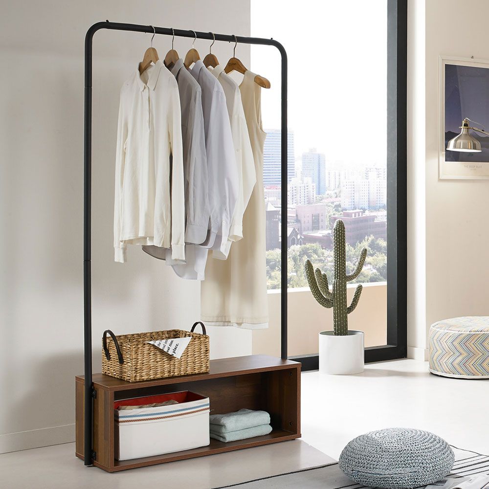 スチール ハンガーラック 2段 80cm［5色］| Ohouse(オーハウス)家具