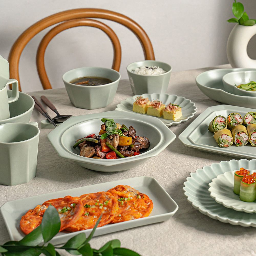 Syracuse Nature＆Freeze 食器 6人 22点セット［2色］ ホワイト グレー