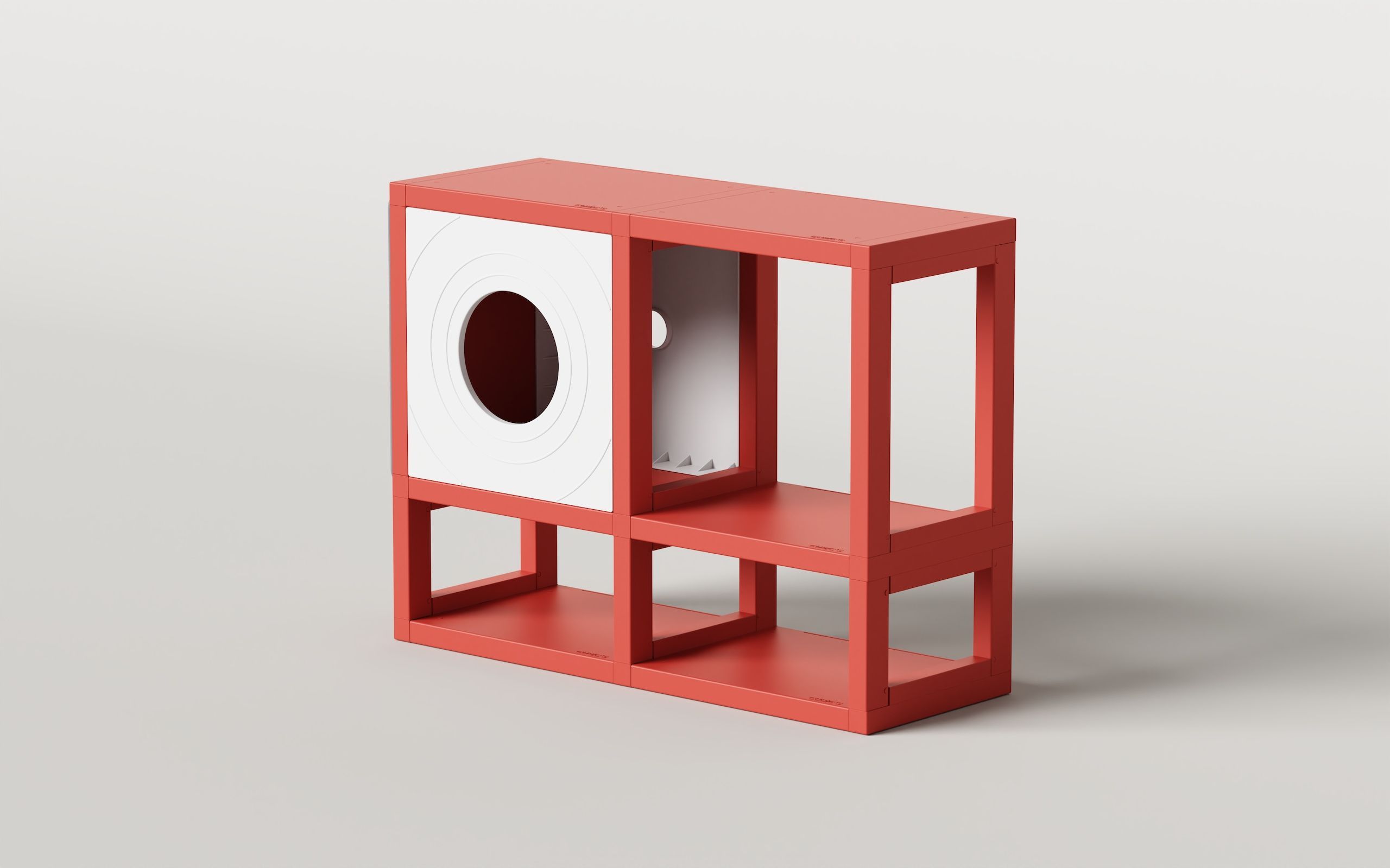 CUBICS pet 階段型 キャットタワー 5x3L マンチカン［7色］ | Ohouse