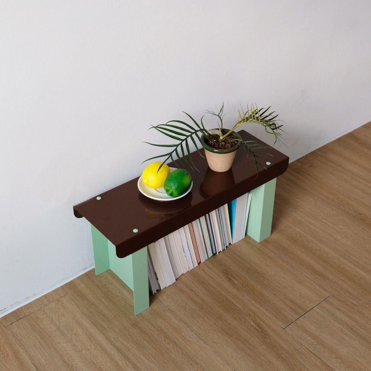doingtools MINI BENCH スチール サイドテーブル［7色］ ブルー