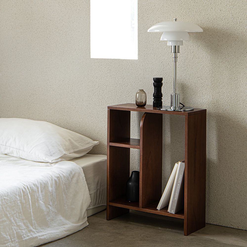 OTWO CERTO サイドキャビネット ブラウン ダーク 加工木材 奥行き 20cm