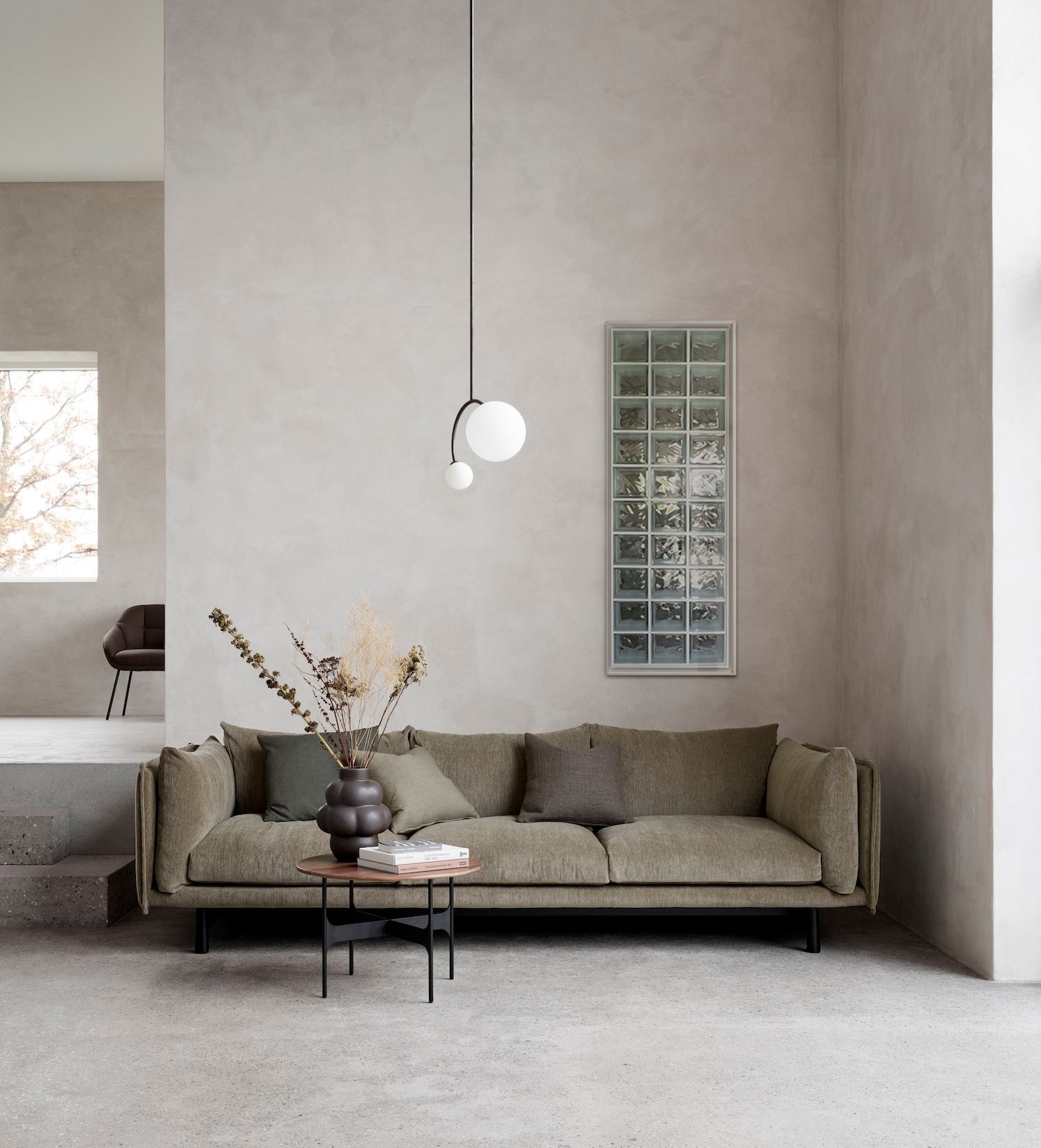 ACID LOW ポスター フレーム付き Glass Block Wave Type 42x118.9cm［8