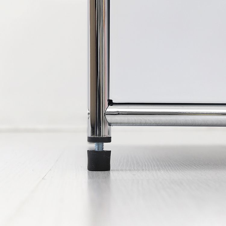 MARKET B SIMPLIE 2x2 収納棚 2ドア ホワイト スチール 幅 118cm