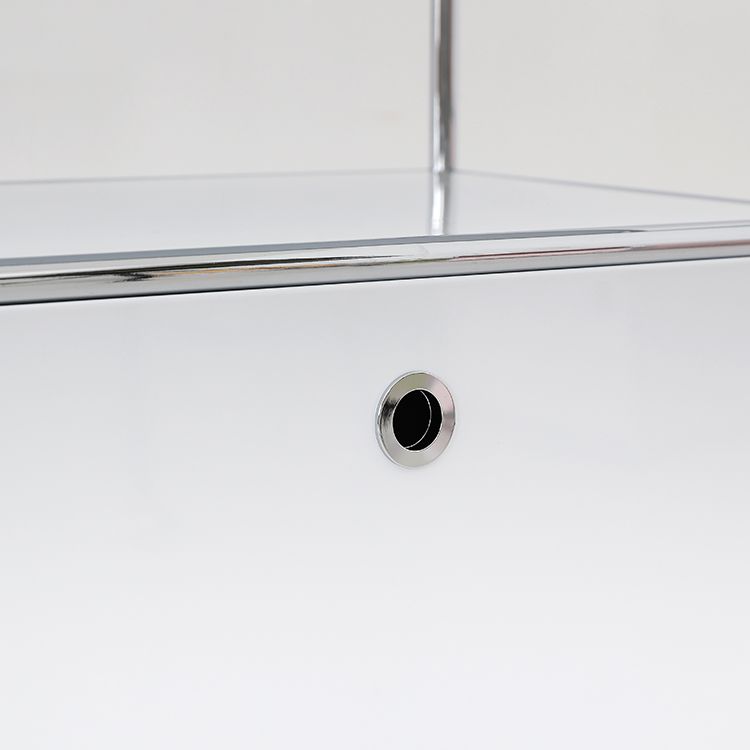 MARKET B SIMPLIE 2x2 収納棚 2ドア ホワイト スチール 幅 118cm